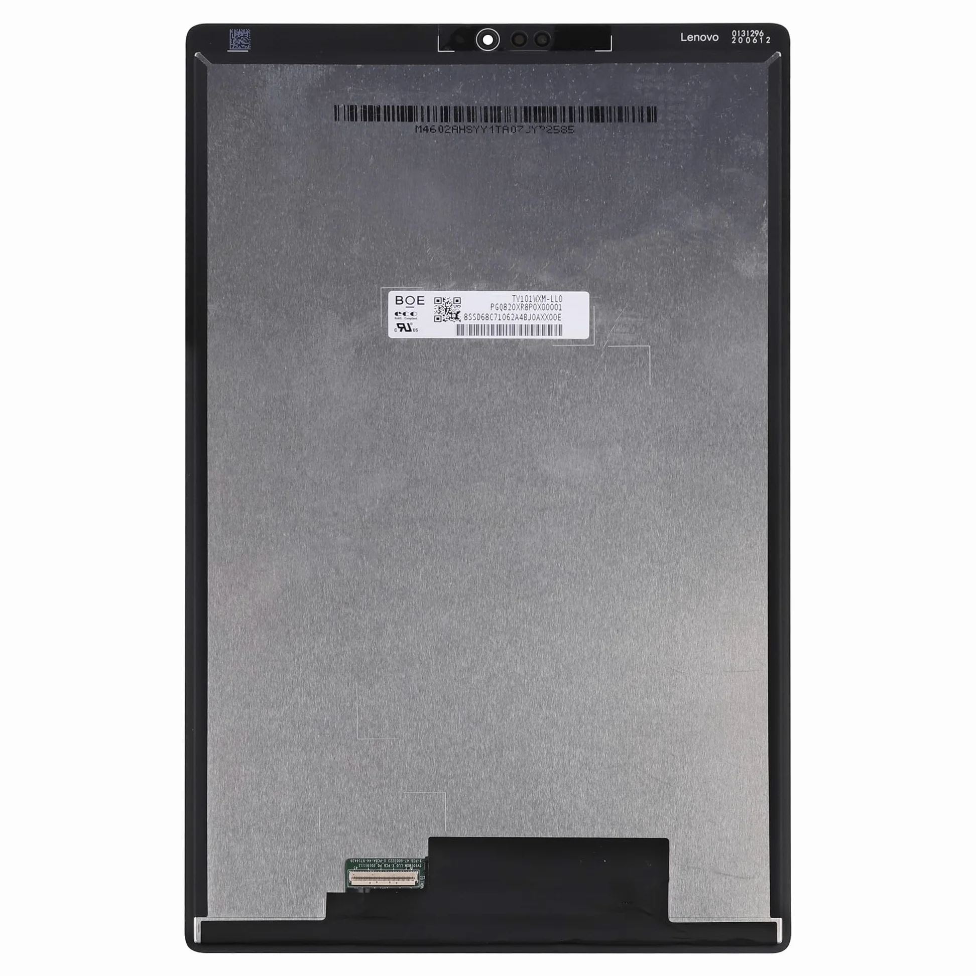 Display LCD da 10,1", compatibile con Lenovo Tab M10 HD Gen 2 TB-X306F, X306X (nero senza cornice), display LCD touch screen Digitizer+ set di attrezzi