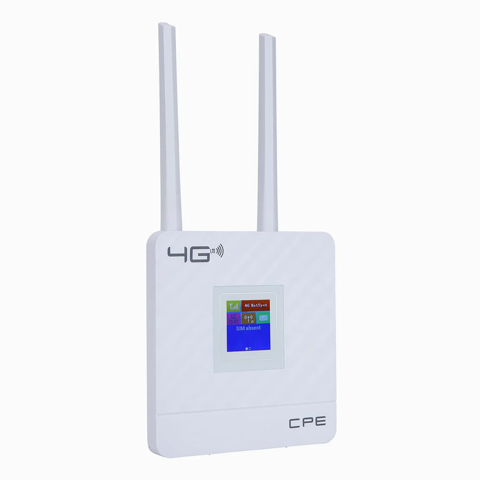 Router Wi-Fi 4G, Hotspot Wi-Fi Router Wireless 4G LTE CPE Sbloccato da 150 Mbps, con Slot per Sim Card Porta Wan/Lan Antenna Esterna(EU)