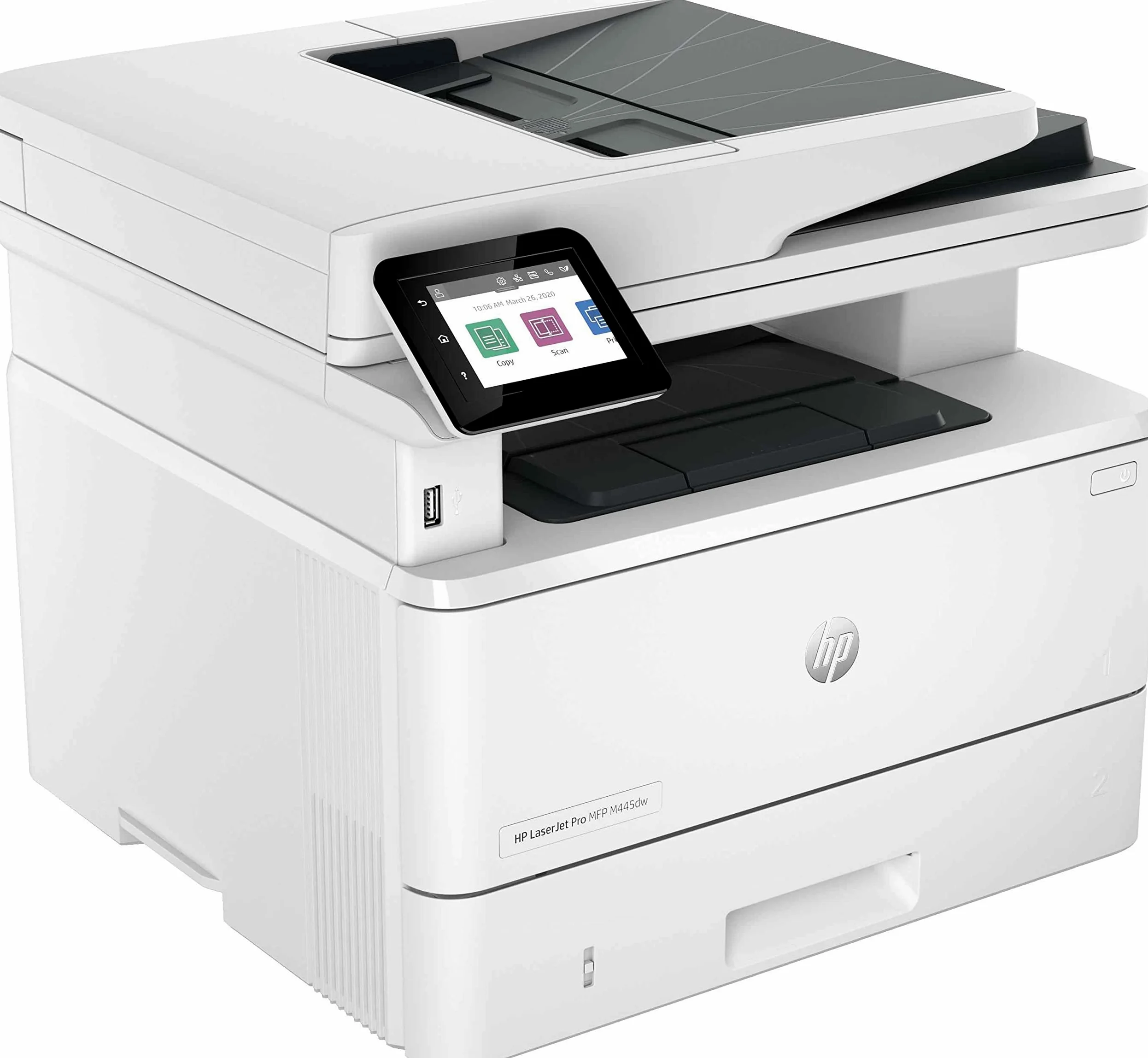 HP - LaserJet Pro 4102dw Wireless Multifunction Bianco e nero Stampante, Fotocopiatrice, Scanner Duplex