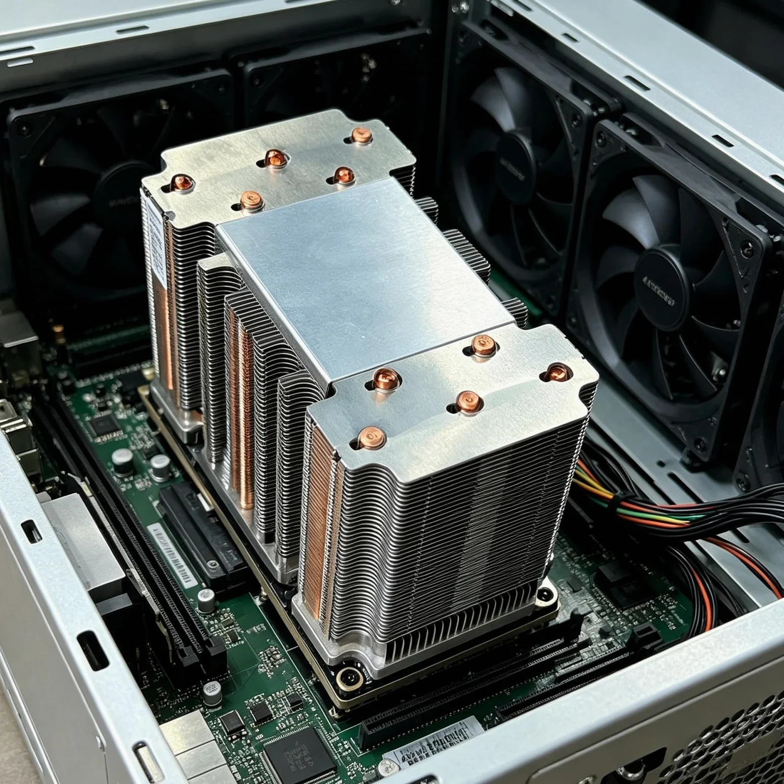 Componente di raffreddamento passivo GPU per V100 P100 SXM2 GPU, Metallo Dissipatore di calore Riparazione Assemblaggio Hardware Parte
