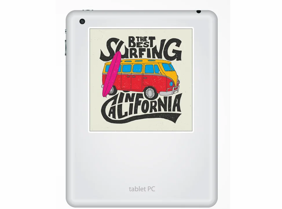 2 x 30cm/300mm California navigare navigare Adesivi vinilici bagagli di viaggio #7564