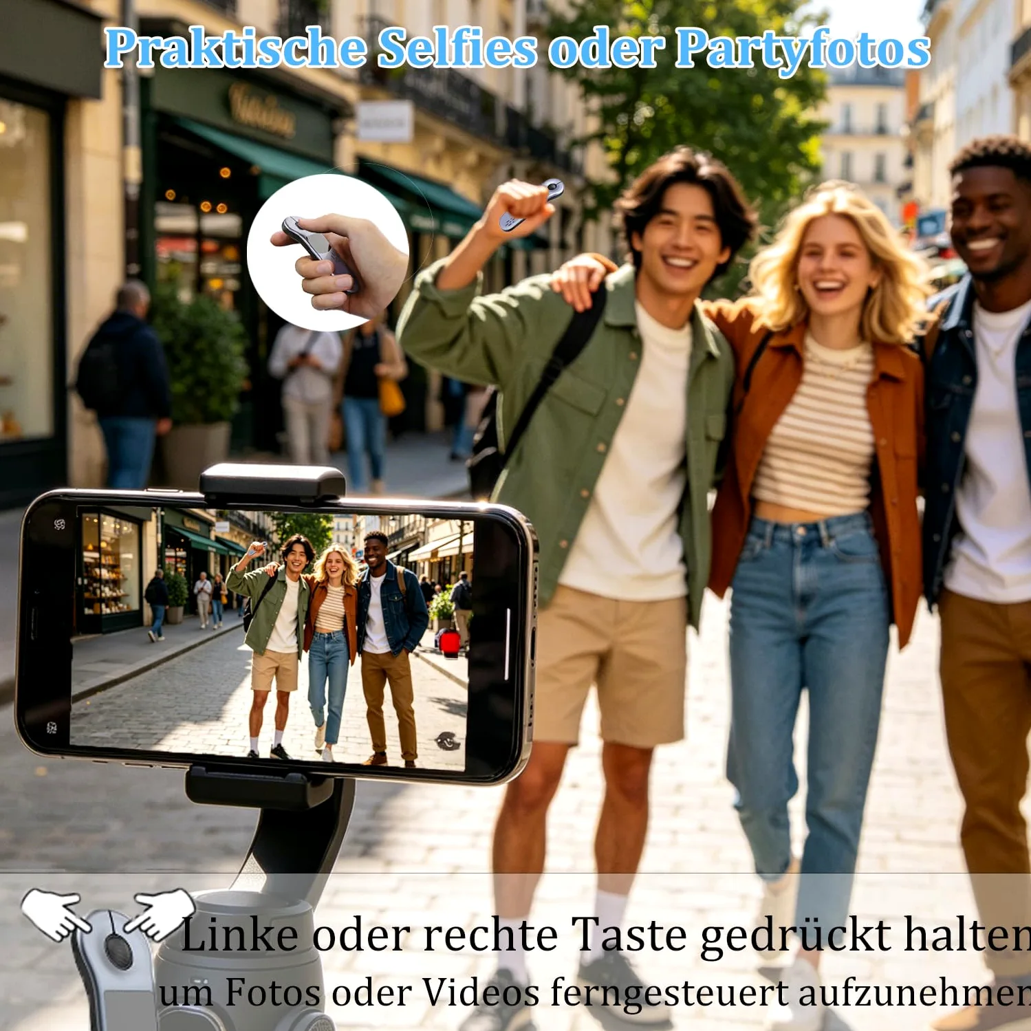 Mouse laser ad aria con touchpad, telecomando wireless Bluetooth ricaricabile per video corti TikTok, presentazione PPT, giratore laterale e-book, scatto fotocamera, per telefono, tablet, PC, laptop