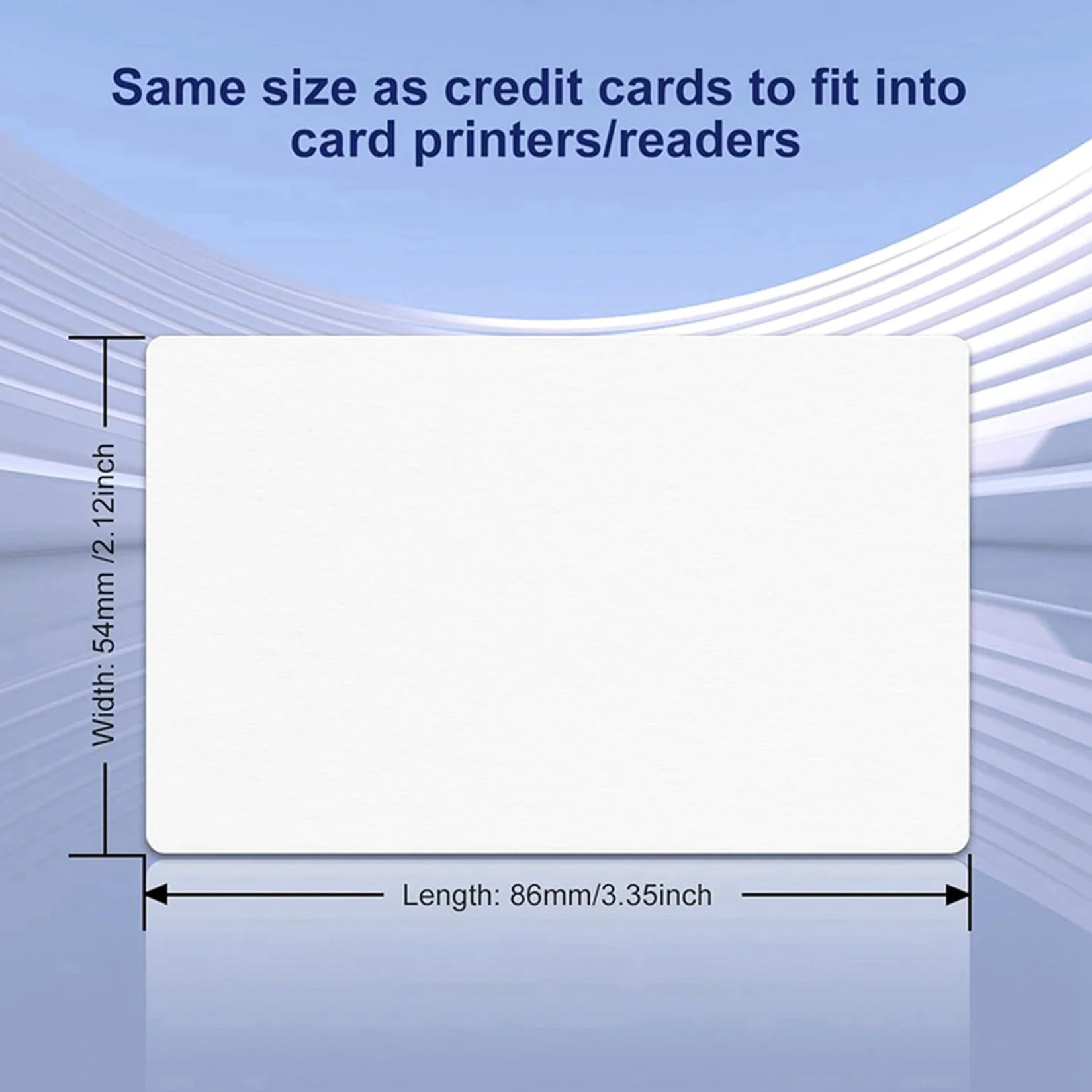 Carte di Pulizia per Lettori di Schede CR80, Pulitore per Lettori di Schede A Doppio Lato da 200 Pezzi, Carte di Pulizia per Terminali A Scorrimento POS