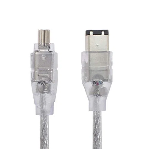 Cablecc - Cavo adattatore da 1394 6 pin a Firewire 400 IEEE 1394 4 pin maschio iLink per fotocamera e videocamera