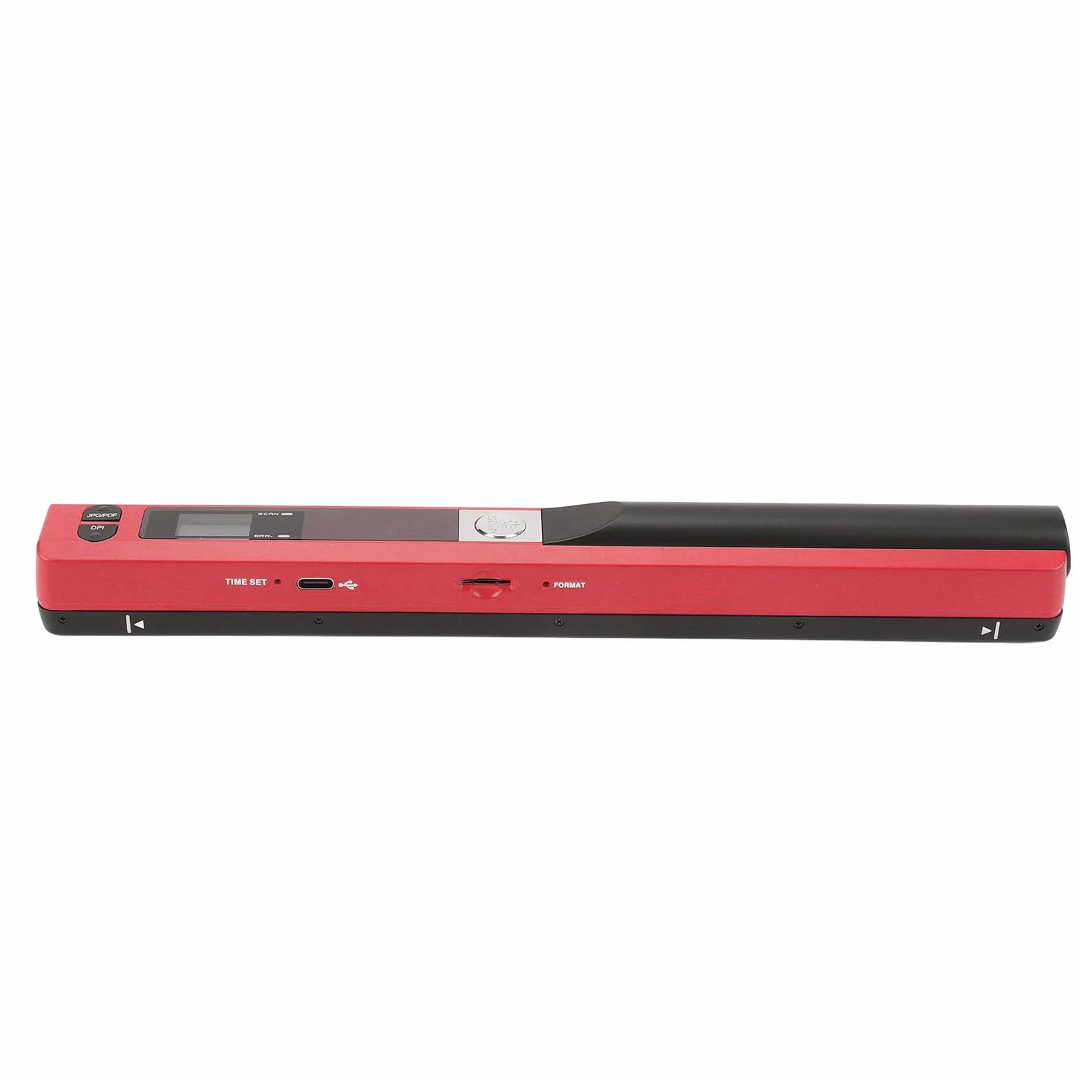 Alomejor Scanner per Documenti Mobile Scanner Fotografico Portatile da 900 DPI Facile da Usare per Casa e Ufficio, Memoria di Archiviazione Espandibile 32G, Compatibile con OS X 10.4 (Rosso)