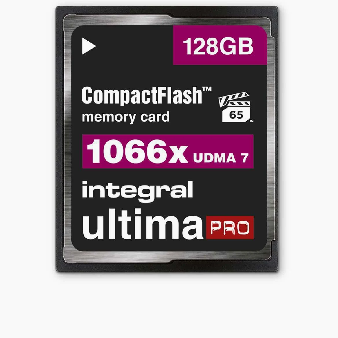 Integral Scheda flash compatta da 128 GB, UDMA-7, velocità 1066x, VPG-65, 160 MB/s in lettura e 135 MB/s in scrittura, scheda professionale ad alta velocità