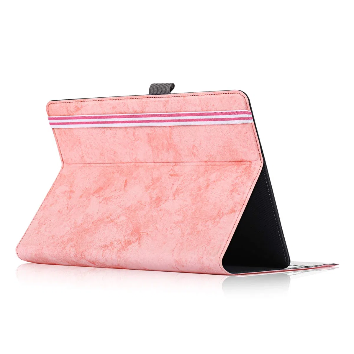 Hoozee Custodia per tablet QDDQ TB02 / Relndoo T901 da 10"/10,1" con tastiera, custodia universale 2 in 1 per tablet da 9 ~ 11 pollici (rosa, QDDQ TB02 / Relndoo T901)