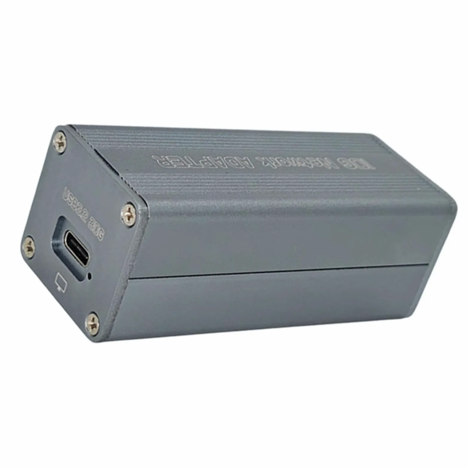 Adattatore LAN esterno con connessione USB C, dongle Ethernet in metallo per computer desktop e laptop, dimensioni compatte da viaggio per trasporto all ' uso Dongle Lan Ethernet per computer