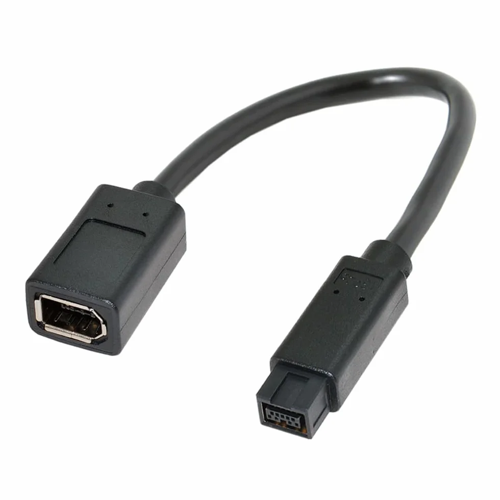 IEEE 1394 6Pin Femmina a 1394b 9Pin Maschio Firewire 400 a 800 Cavo 20cm