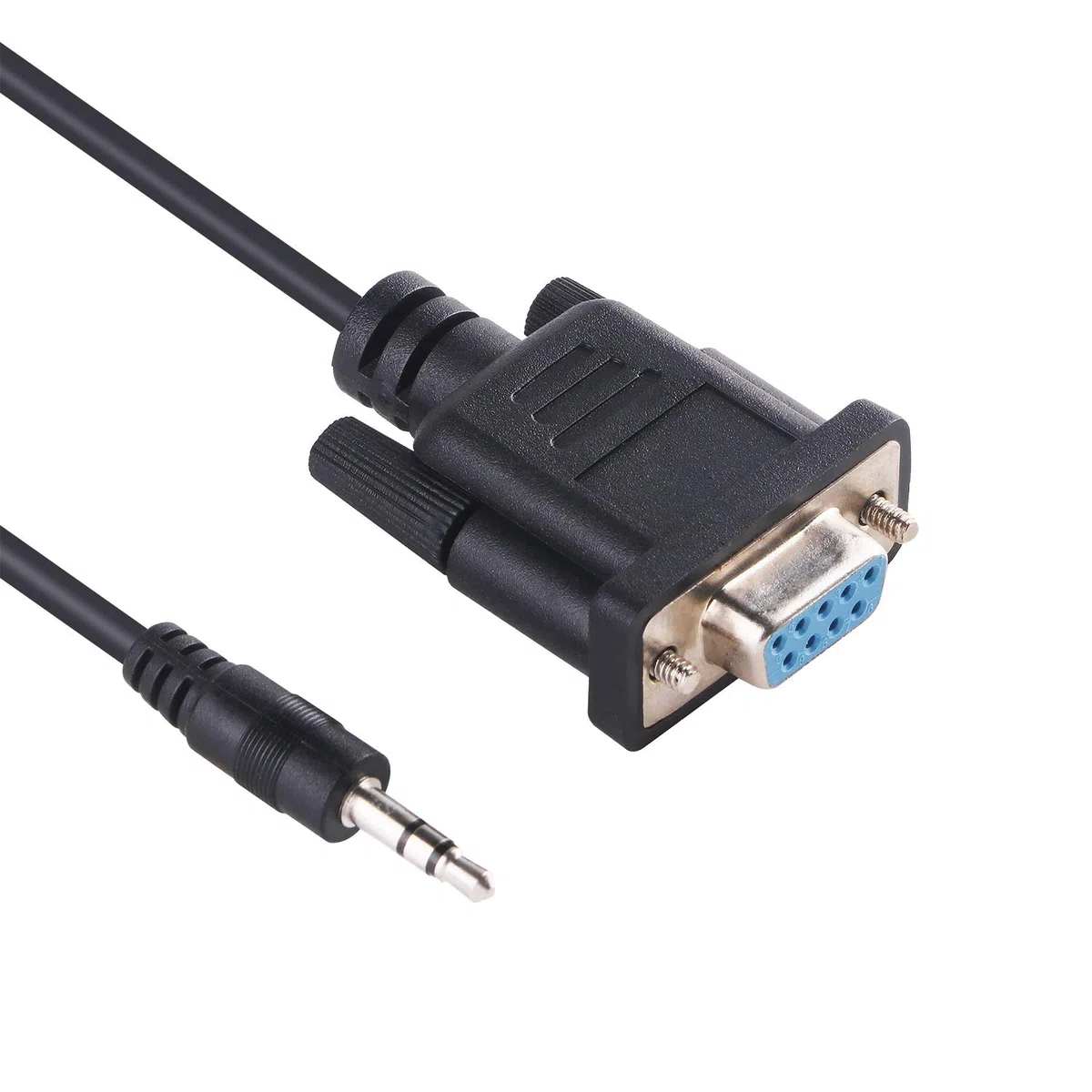 Cavo adattatore seriale da DB9 a 9 pin a RS232 jack audio da 3,5 mm, chip FTDI DB9-RS232-AJ, 1,8 m