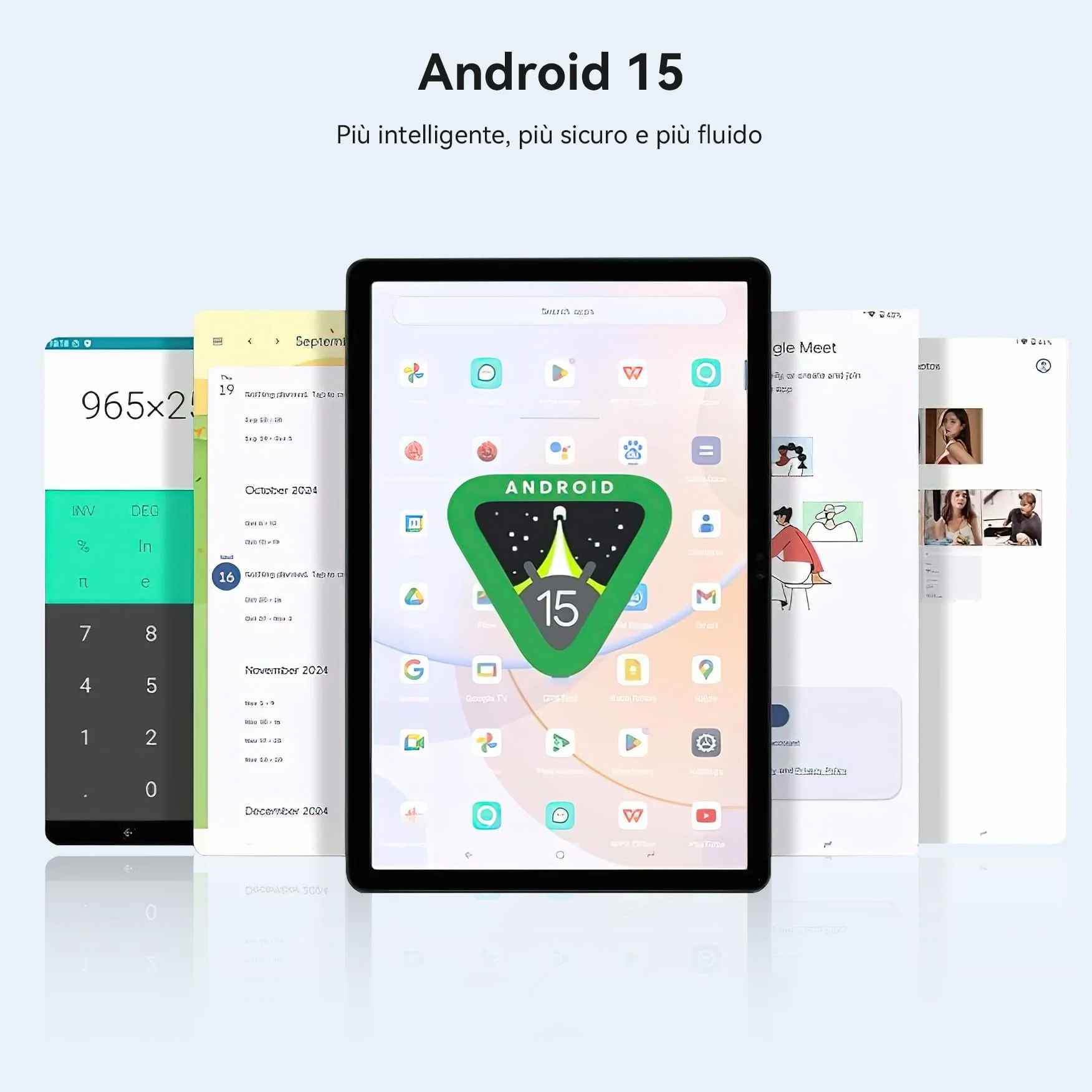 Blackview Mega2 Tablet 12 Pollice Android 15 Tablet con Tastiera, 24GB RAM 256GB ROM con SIM 4G, 2K FHD+, Gemini AI, 9000mAh, Doppia fotocamera, Widevine L1, GPS, Face ID, Mouse, Custodia, Penna