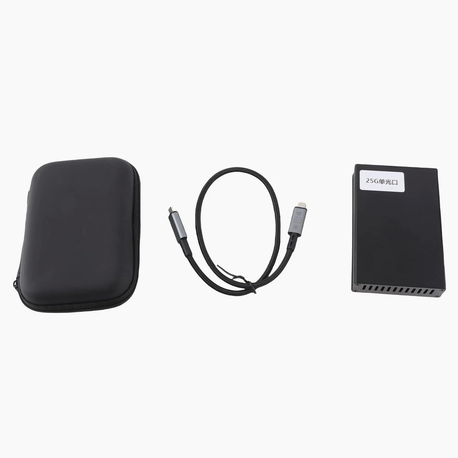 RiToEasysports Scheda di Rete 25G, Interfaccia Ottica SFP in Lega di Alluminio, Adattatore Plug and Play Ad Alta velocità da 25 Gbps per Sistemi OS X e, Portatile per i Viaggiatori (Porta unica)