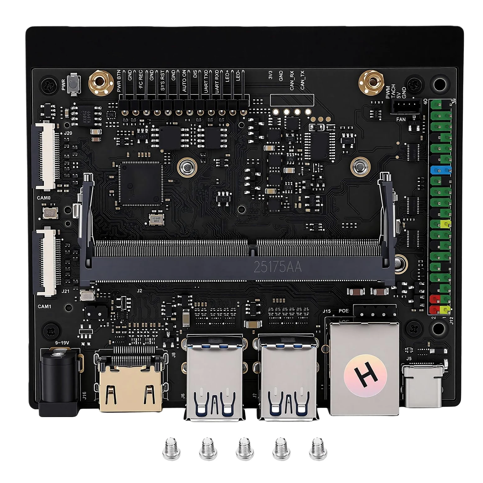 Generic Scheda di Sviluppo AI con connettività Estesa per Scheda PCB Super Carrier Orin NX, Potente Supporto per Applicazioni AI, Adatta a Ingegneri e Sviluppatori