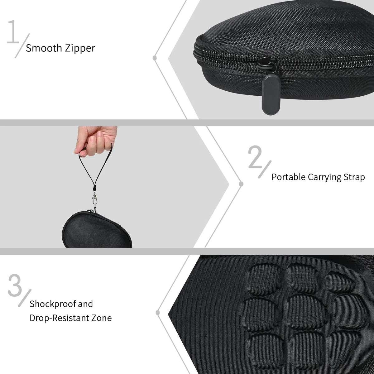 Custodia protettiva per mouse Logitech MX Master 4/MX Master 3, antiurto, antipolvere, impermeabile (nero)