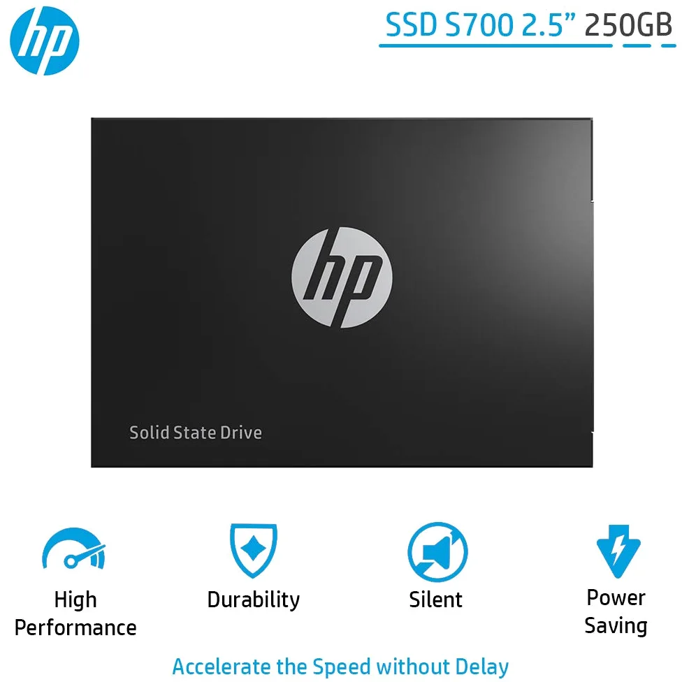 Hewlett Packard 2DP98AA#ABB SSD Interno da 250 GB, Nero