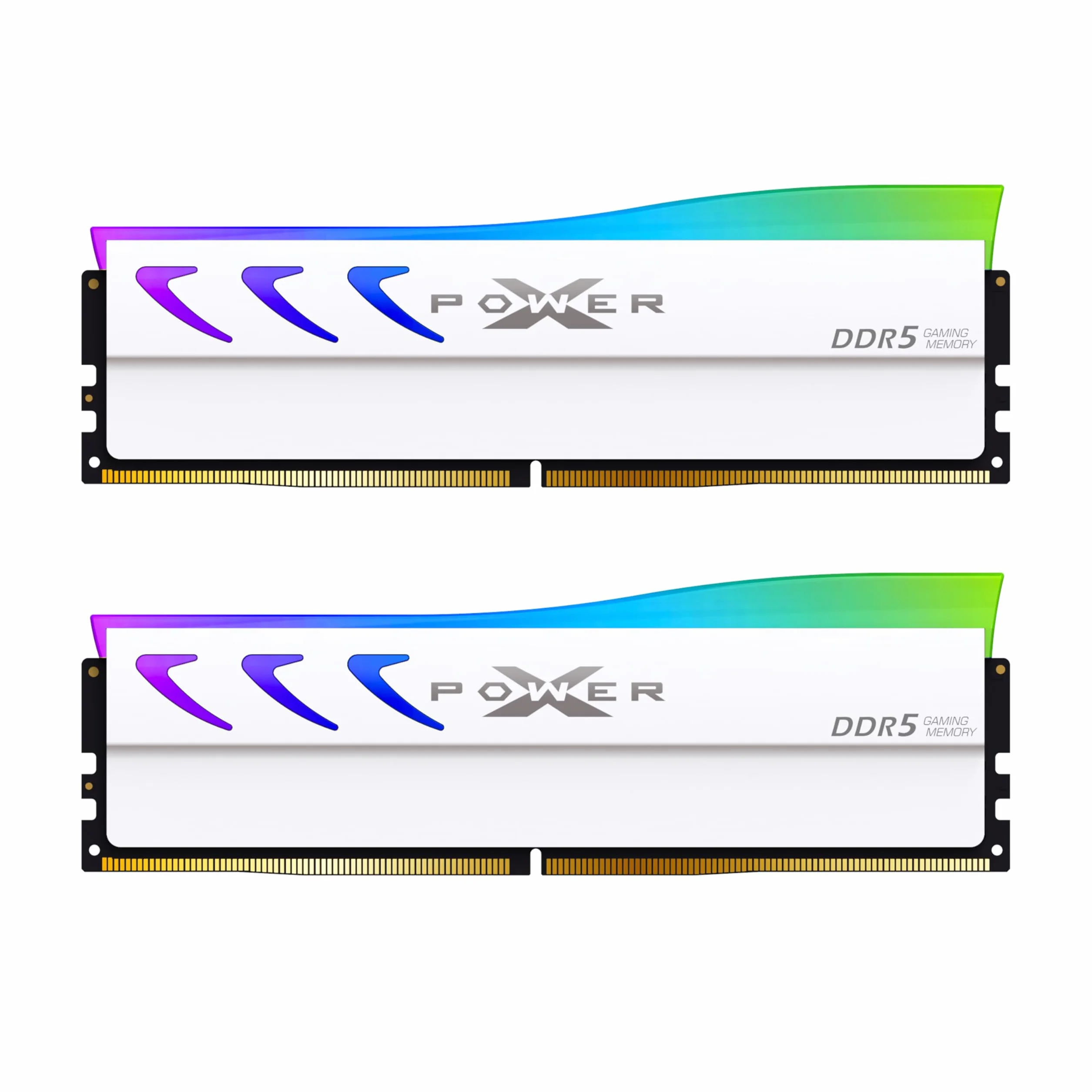 Silicon Power SP064GXLWU60BFDL - Modulo di memoria RAM DDR5 64GB (2x32GB) Storm RGB 6000MT/s (PC5-48000) 288-pin CL38 1,35 V UDIMM Desktop RAM SP064GXLWU60BFDL