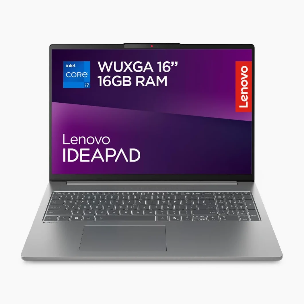 Lenovo IdeaPad Slim 5i Notebook 16" - Intel Core 7 240H, RAM 16GB, 1TB SSD, Grafica Intel Integrata, Display 16 pollici WUXGA (1920x1200) IPS, Windows 11 Home - Luna Grey
