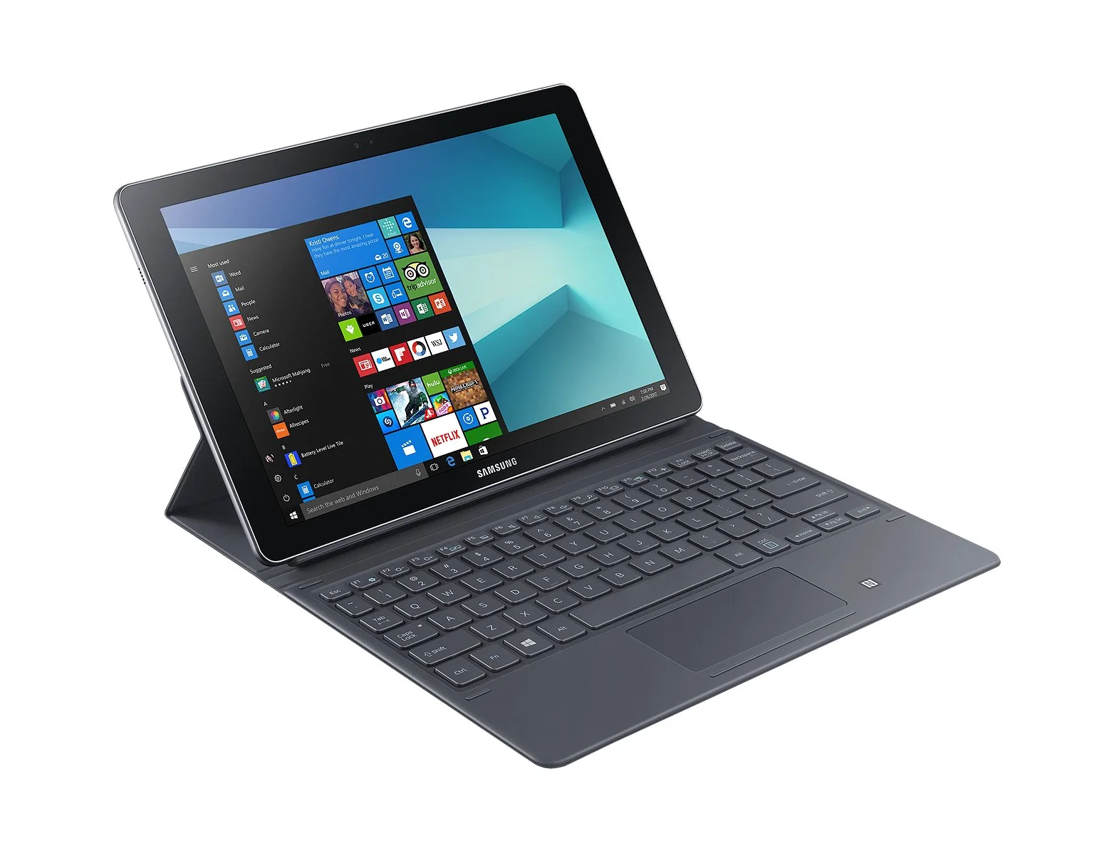 Samsung Galaxy Book Tablet Black, Display da 10.6, 64 GB Espandibili, LTE, Nero [Versione Italiana]