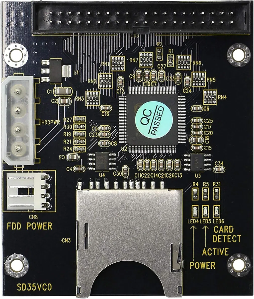 KALEA-INFORMATIQUE Adattatore IDE 3,5" 40 pin a scheda SD SDHC SDXC