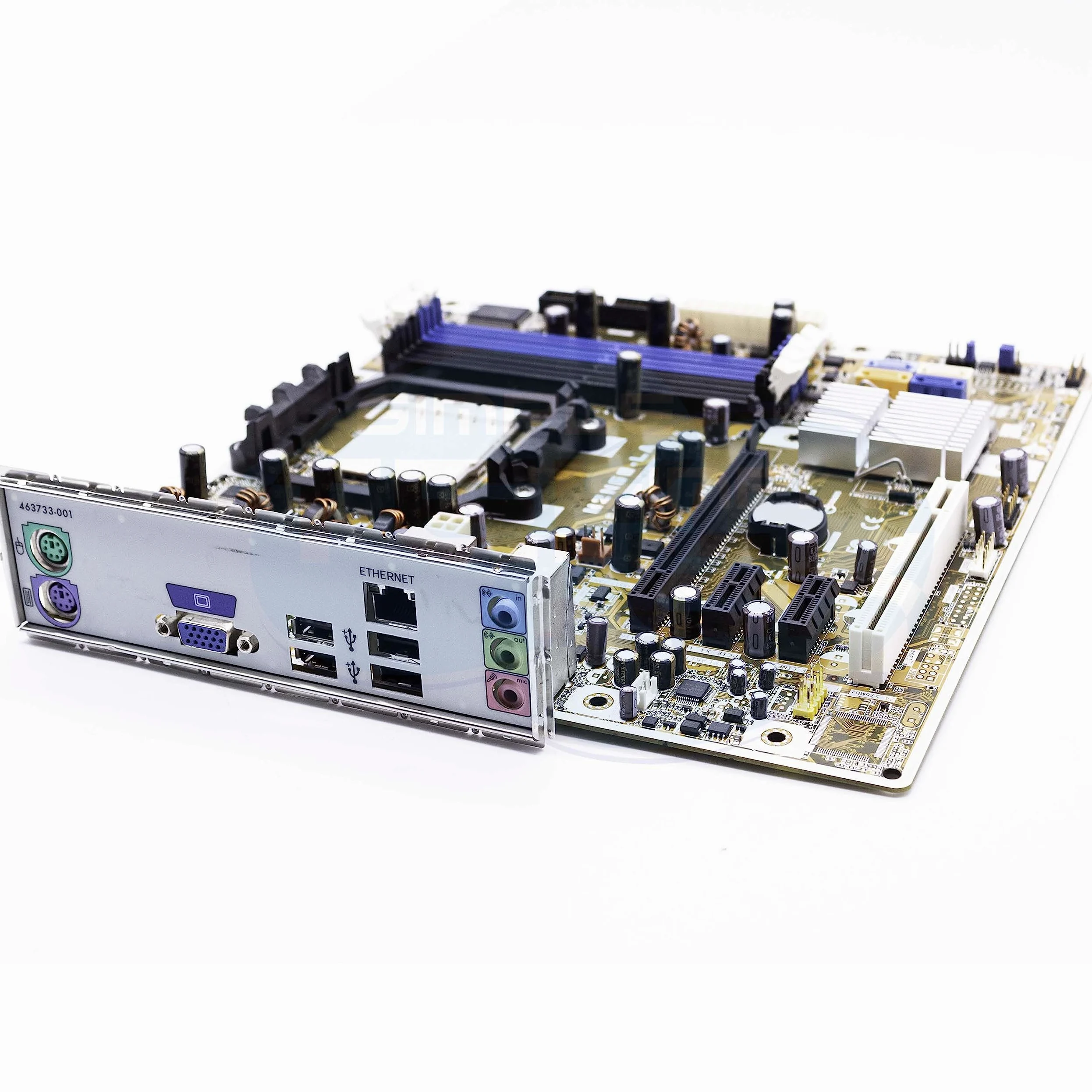 SIMPLETEK – Scheda Madre Micro-ATX con Mascherina | DDR2 PCIe | VGA USB | Chipset Phenom 2 Athlon 64 (Ricondizionato)