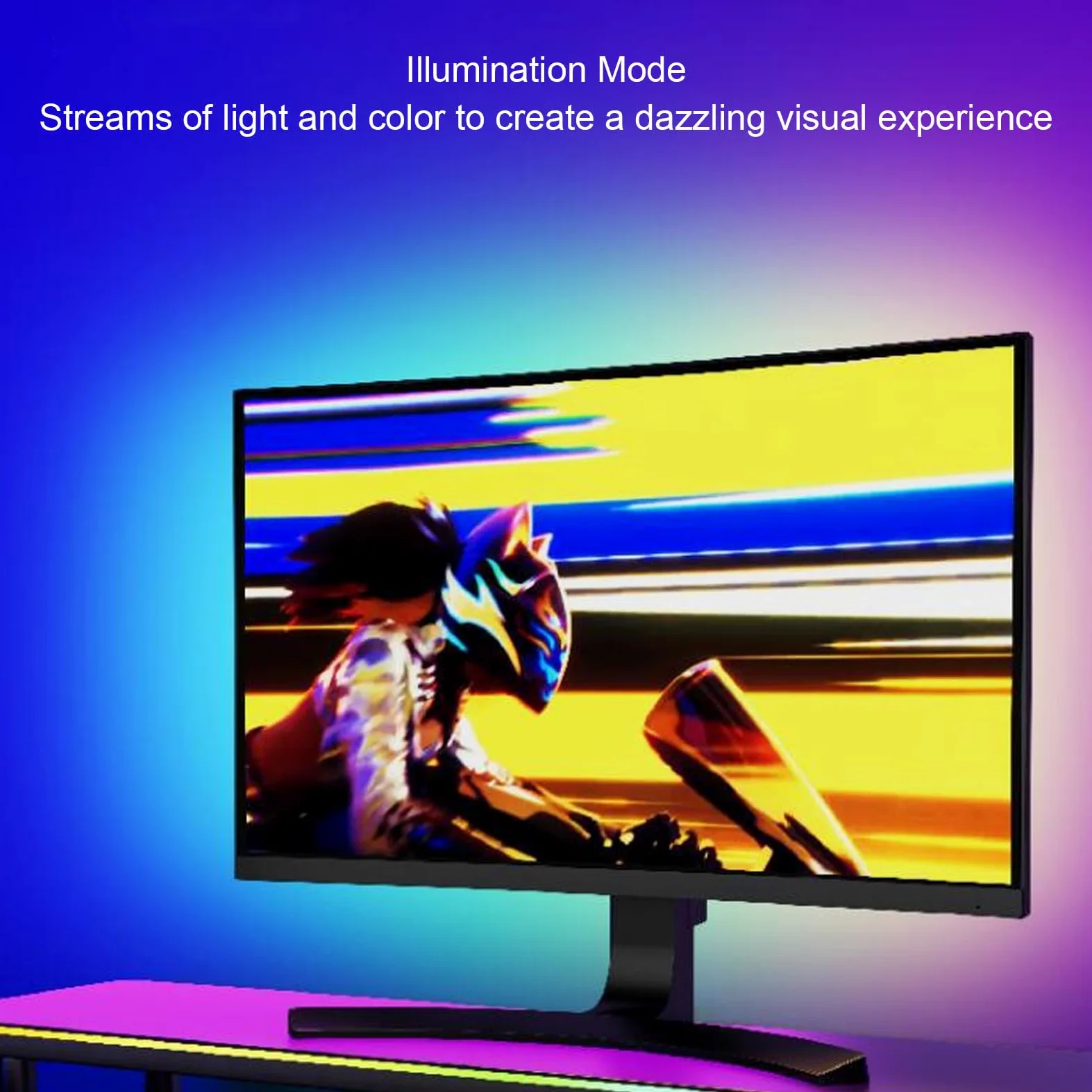 Lazmin112 Matro Mouse Illuminato, Pad Mouse Gioco RGB Completamente Illuminato, modalità Illuminazione Versatile, Controllo Software, Cavo Alimentazione USB Staccabile,