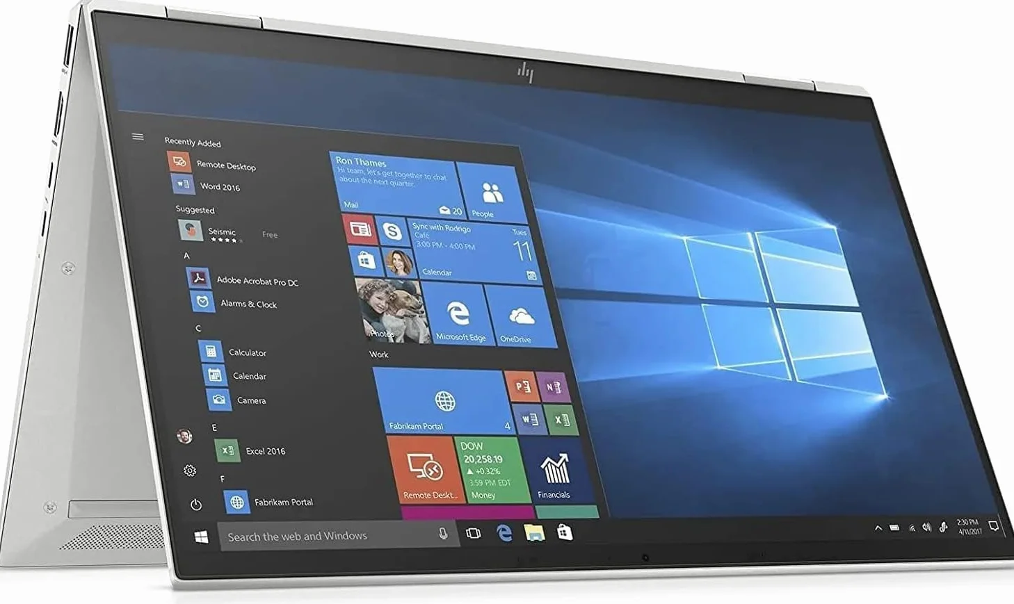 HP EliteBook X360 1030 G7 Laptop Touchscreen 2 in 1 13,3" FHD Notebook Intel Core i5-10310U, 16GB RAM, 512GB SSD, Tastiera QWERTY, Windows 11 Pro (Ricondizionato)