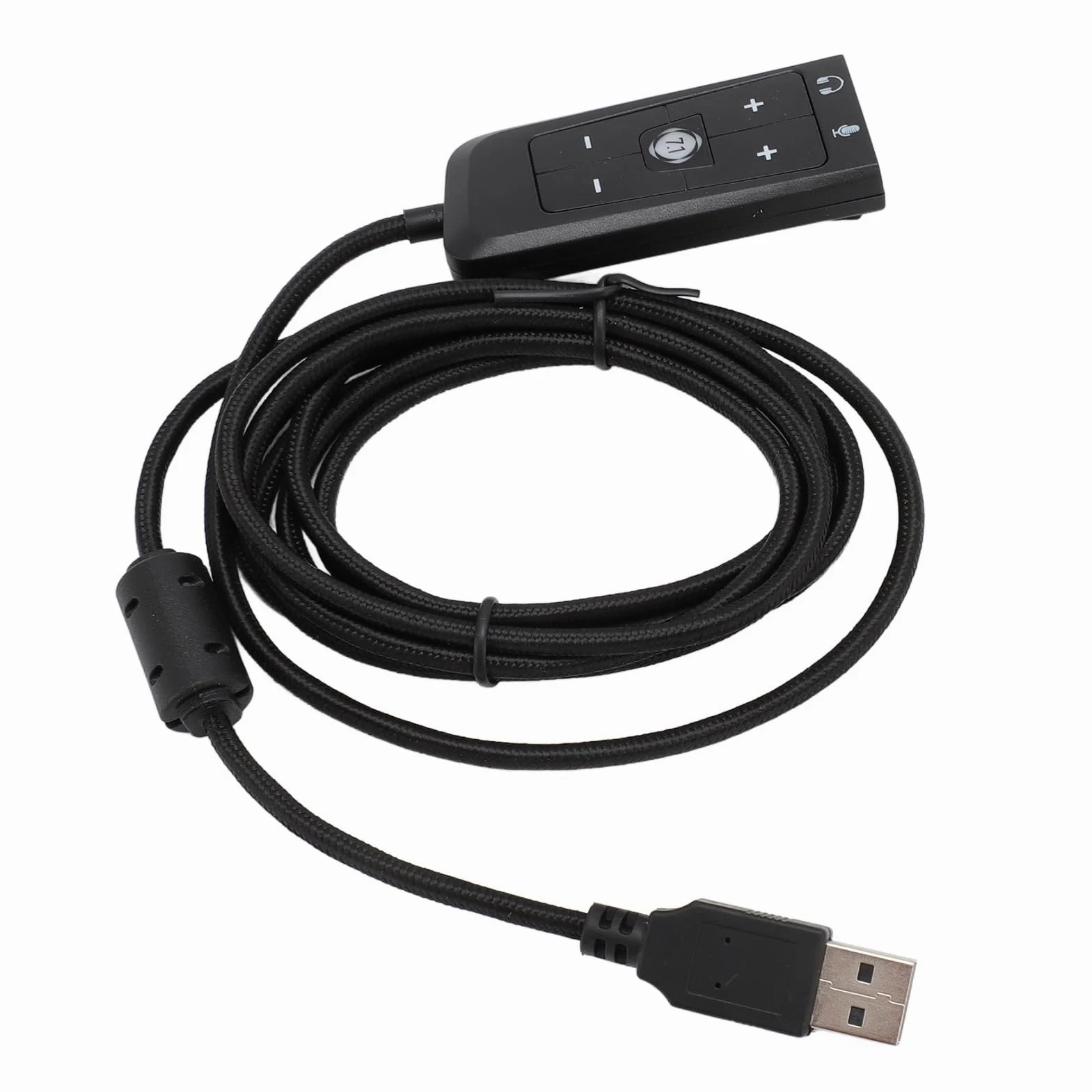 Zunate Adattatore Audio da USB a Jack da 3,5 Mm, Jack da USB a Cuffie e Microfono con Indicatore LED, per Kingston Cloud II