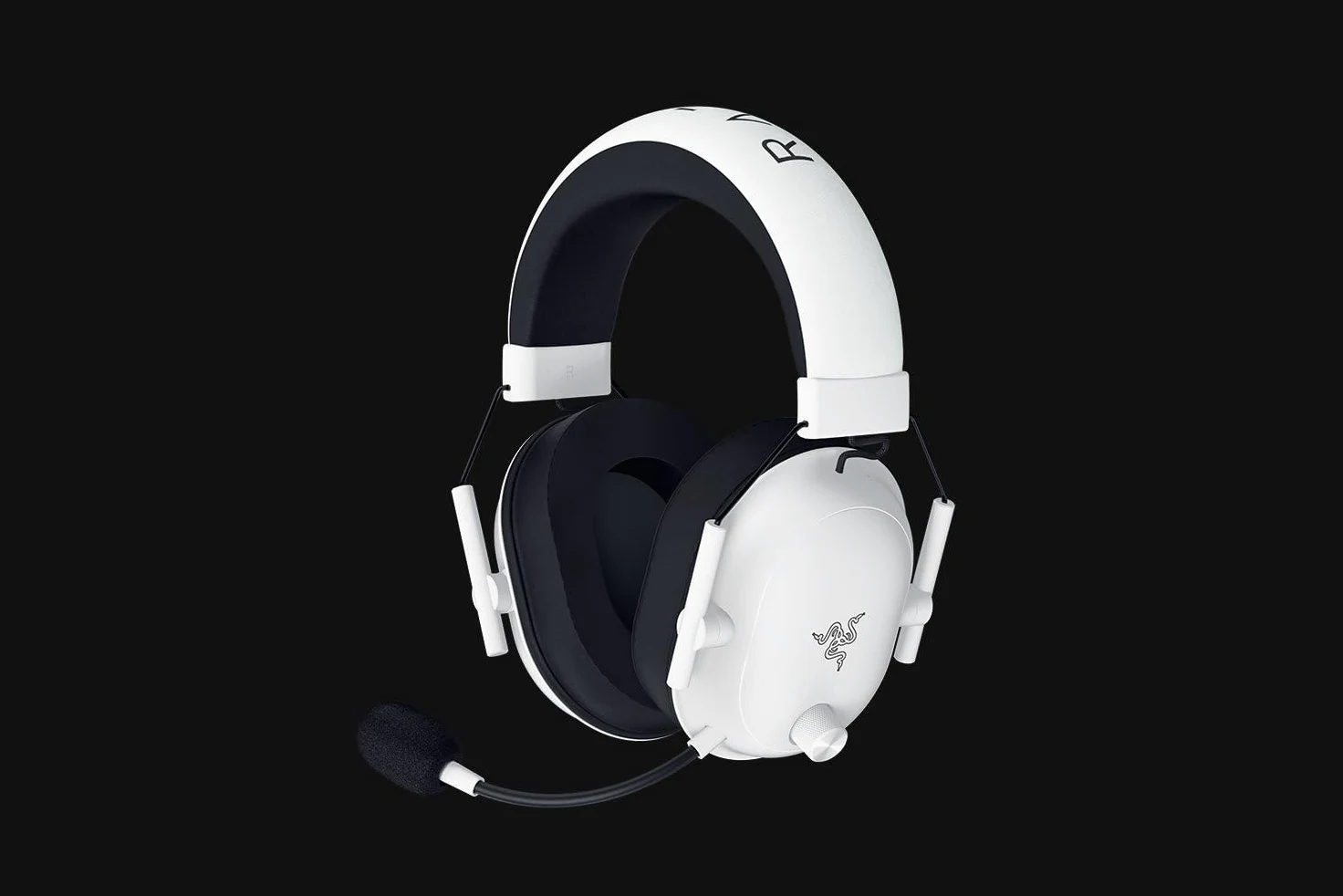 Razer BlackShark V2 Hyperspeed - Cuffie wireless per videogiochi, ultra leggere, 280 g, colore: Bianco