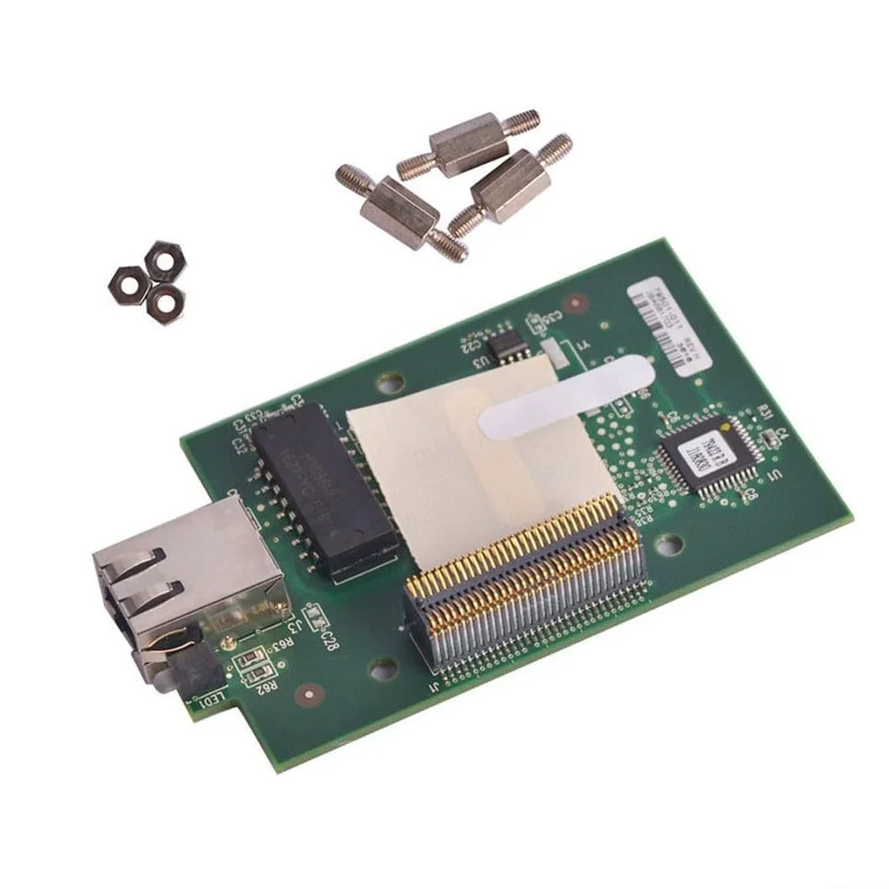 per Zebra ZM400 ZM600 Scheda di Rete Interna Server di Stampa 79823 79501-011 Modulo LAN Ethernet PCB Circuit Board Parte di ricambio Adattatore di rete cablata Stampante per etichette termiche