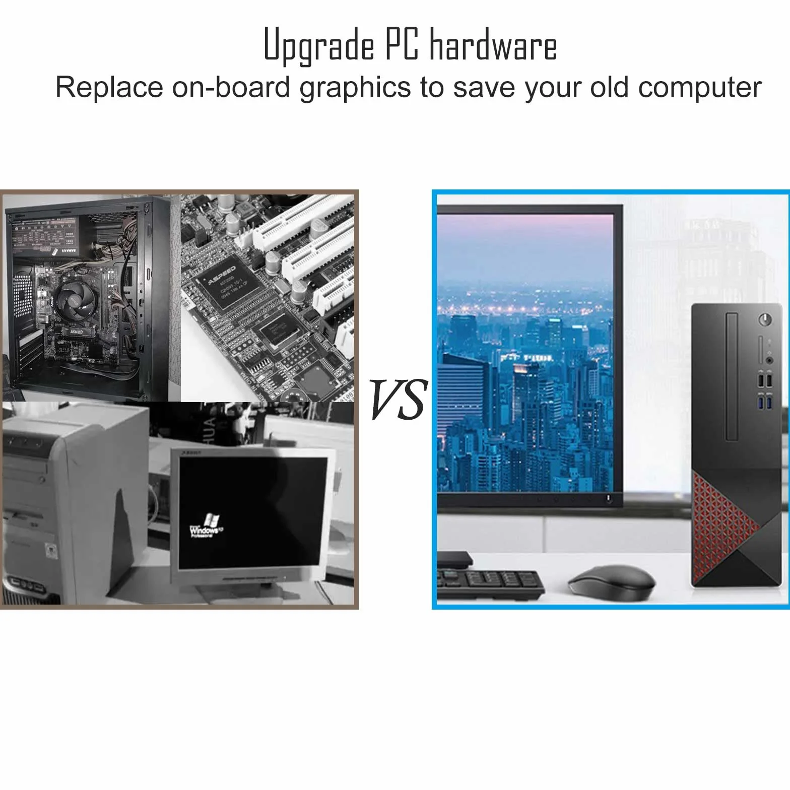 GT 730 4GB Scheda Video, 2 HDMI, DisplayPort, VGA, DDR3 64-bit, Low Profile Scheda Grafica PC, Computer GPU, Low Power, PCI Express x8, DirectX 12