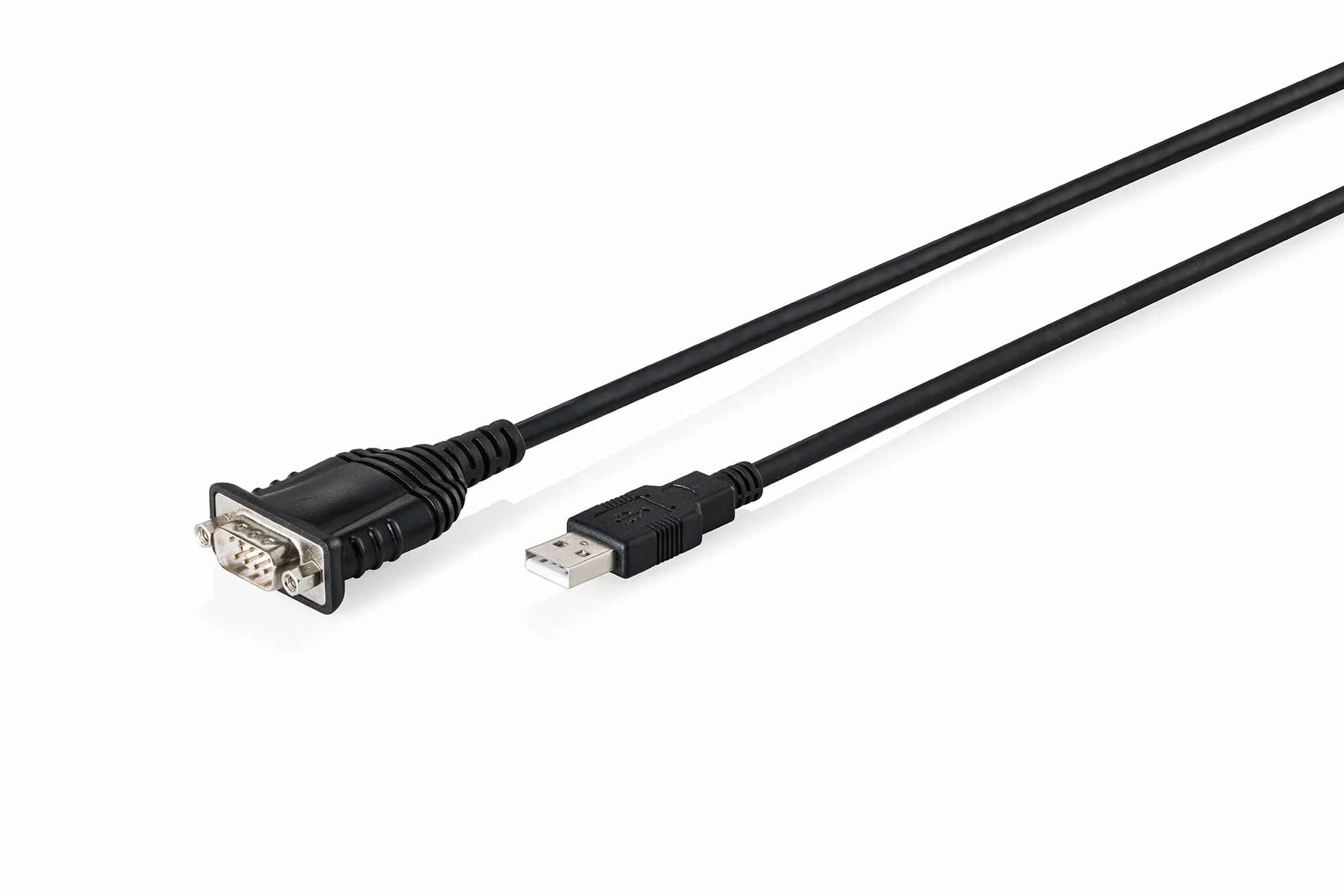DIGITUS DA-70172 – Cavo Adattatore da USB 2.0 a RS232 – USB-A, connettore DB9 – Lunghezza 1,8 m – Chipset FTDI – velocità di Trasmissione Dati da 75 a 128.000 BPS – Ritenzione Porta Com – Nero
