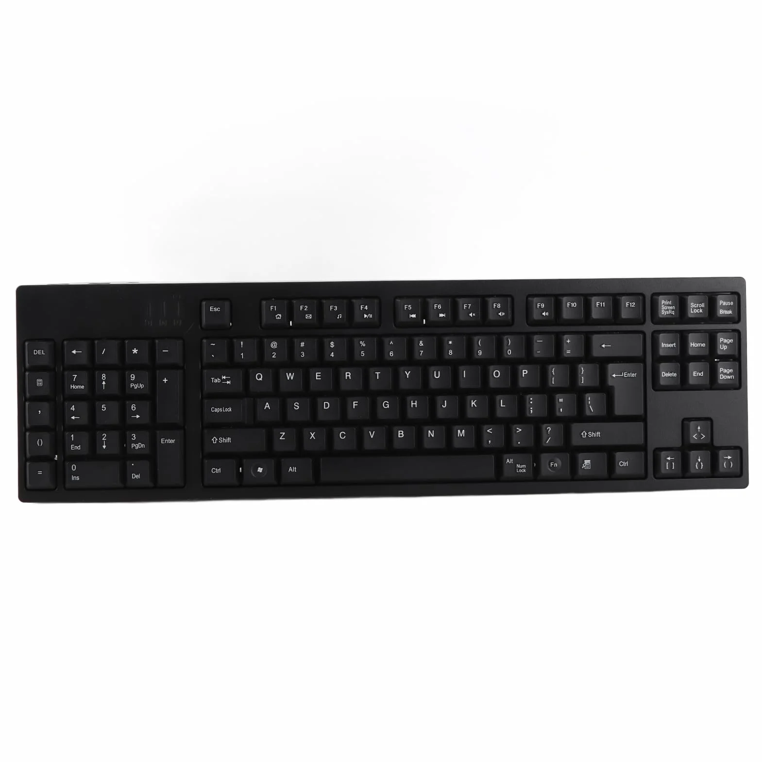 Tastiera per Mancini di Dimensioni Standard, Design Ergonomico con Doppio Hub USB per Ingegneri e Designer, Materiale ABS, 109 Tasti