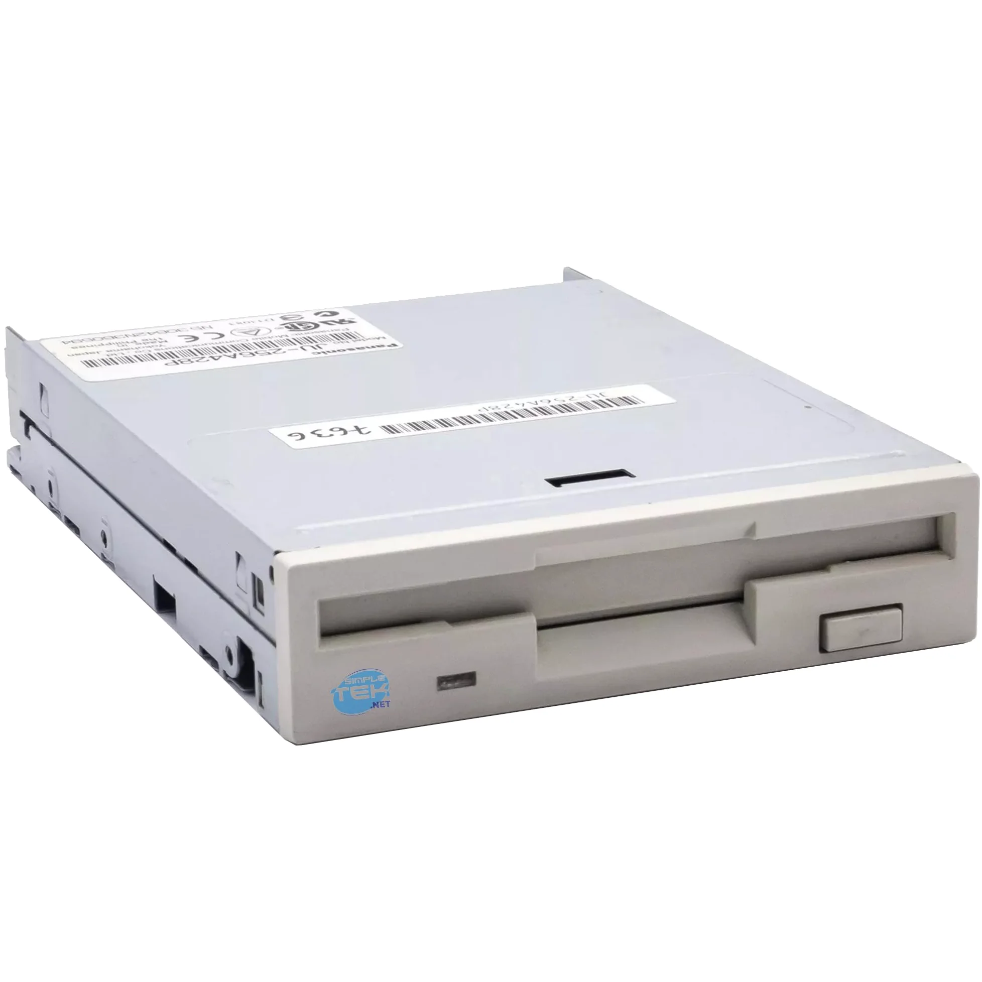 SIMPLETEK - Lettore Floppy Disk 3.5" JU-256A428P Interno IDE PATA EIDE Bianco (Ricondizionato)