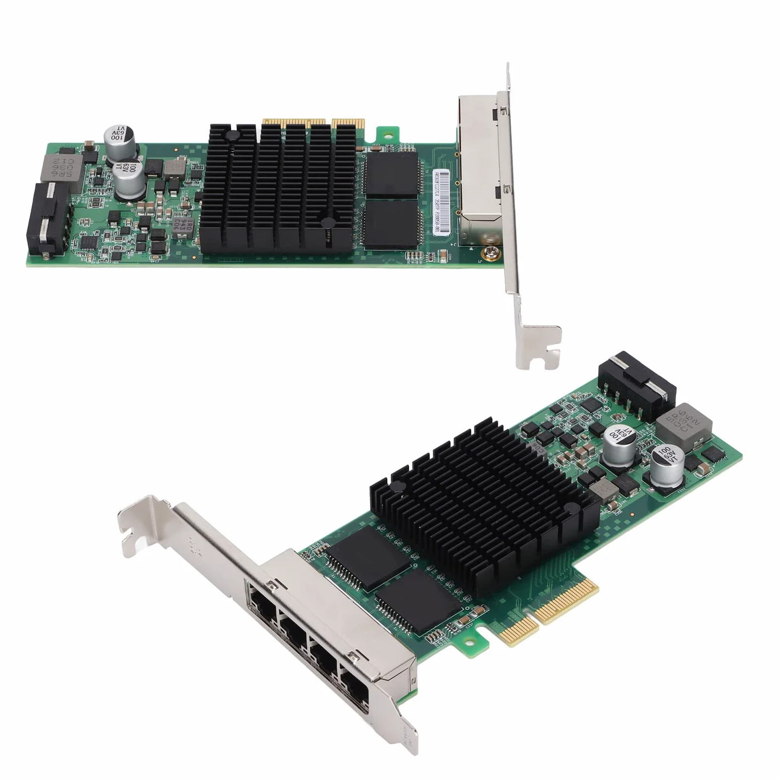 Scheda di Rete 4 Interfacce R45 Adattatore Ethernet Affidabile per
