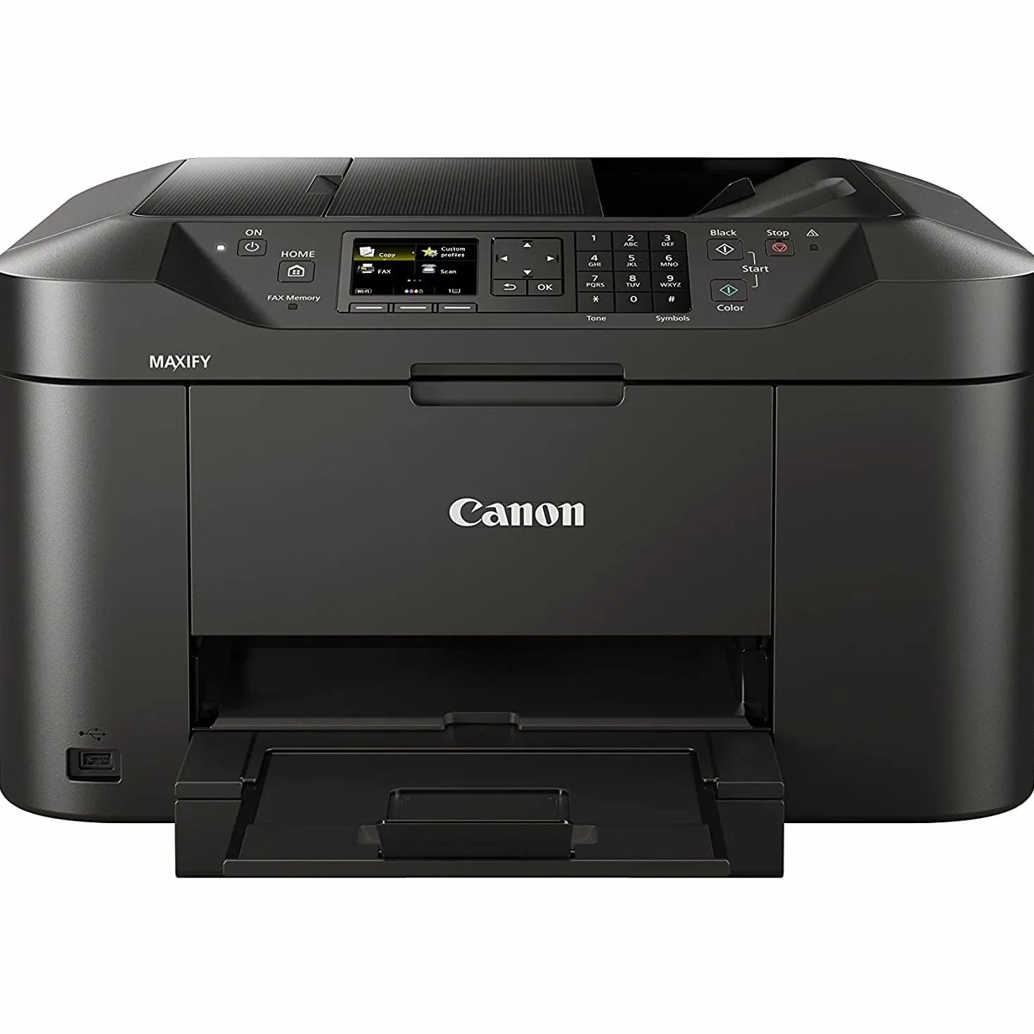 Canon Maxify Mb2150 Stampante Inkjet Multifunzione 4-1 Wireless, Schermo Da 6.2 Cm, 250 Fogli Di Capacità