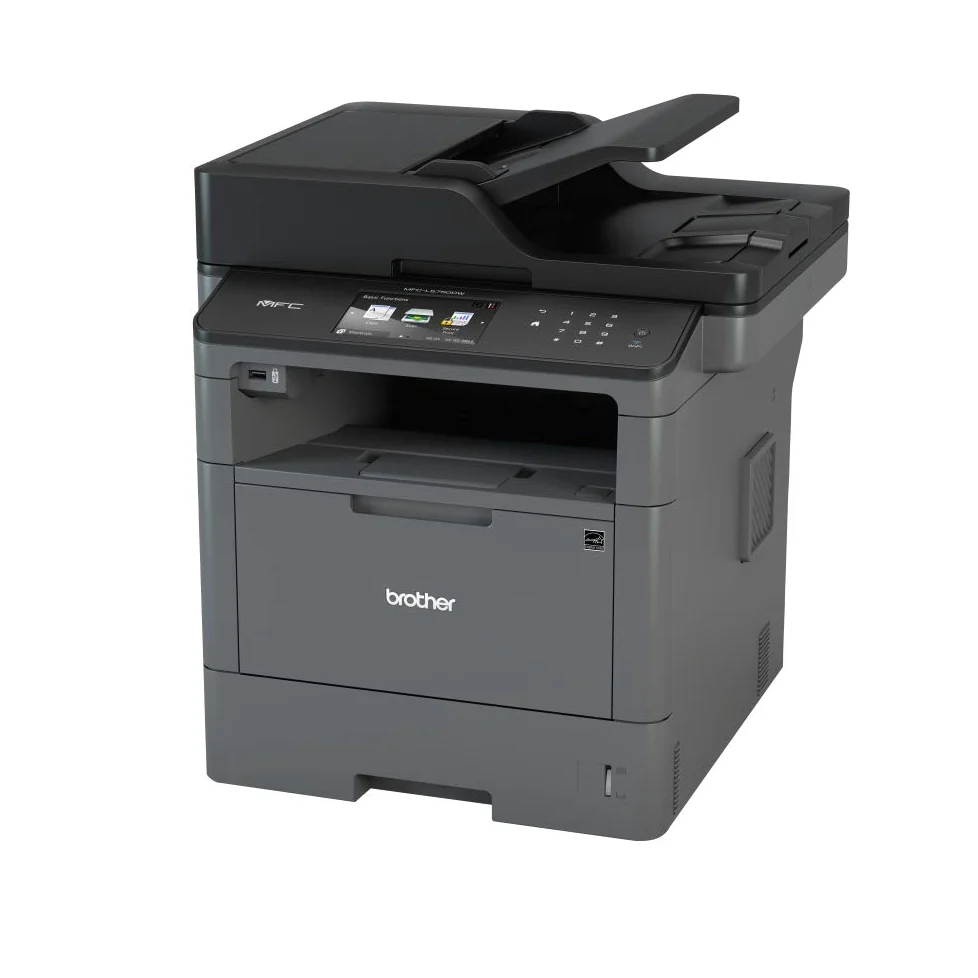 Brother MFCL5750DW Stampante Multifunzione Laser con Fax, Bianco e Nero, 40 ppm, Rete Cablata, Wi-Fi, Stampa, Copia e Scansione Fronte/Retro Automatica, Display (Ricondizionato)