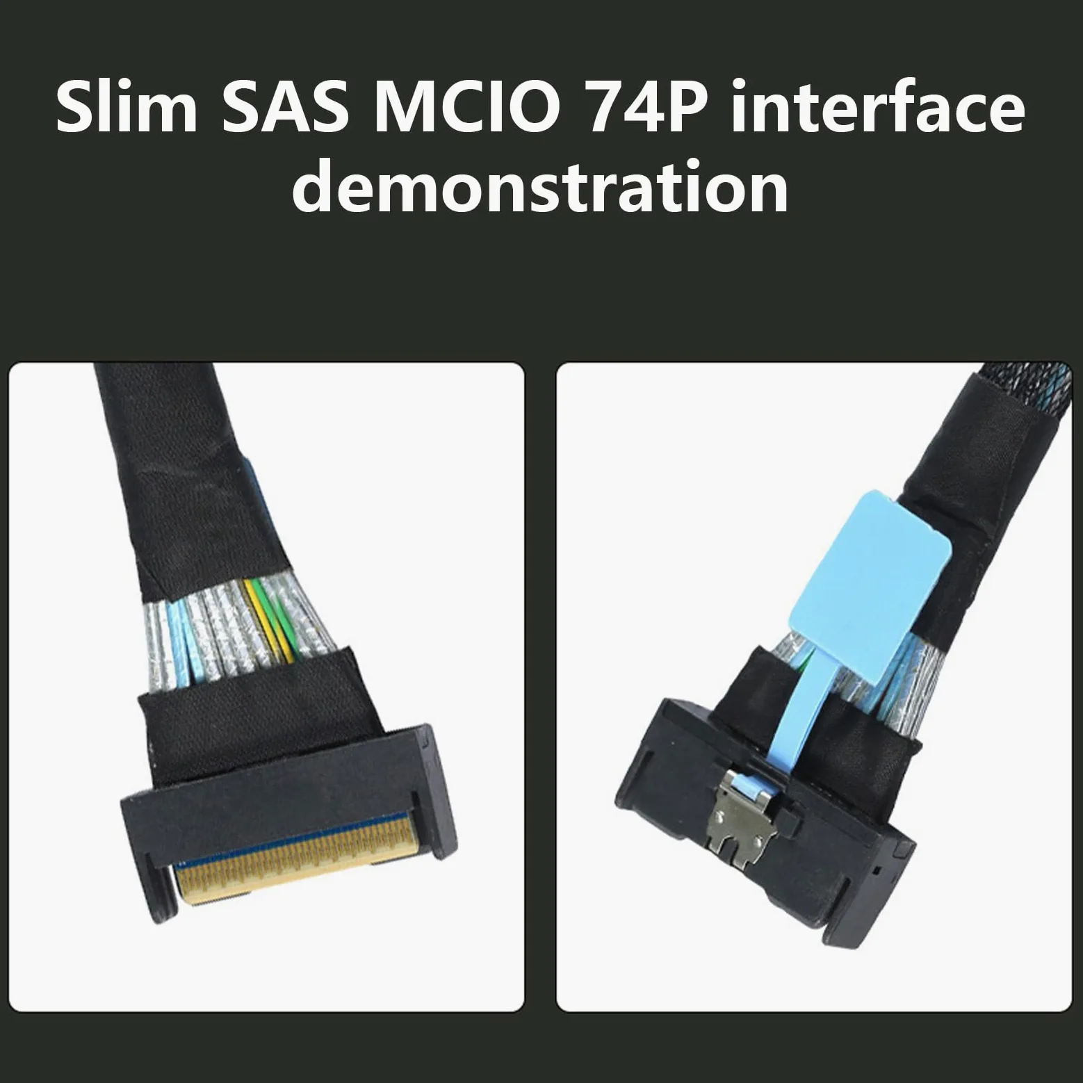 8i 74P A 2xSFF 8654 4I Interfacce Cavo Ad Alta Velocità Trasferimento Dati Server Cavo Accessori Per Computer 50/70cm