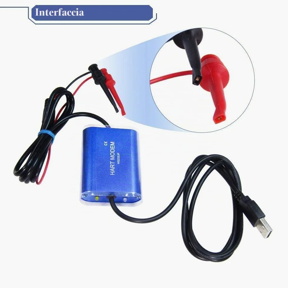 YJINGRUI USB Hart Modem 232UP a Hart Convertitore Trasmettitore | 24VDC e regolatore di temperatura Loop integrato