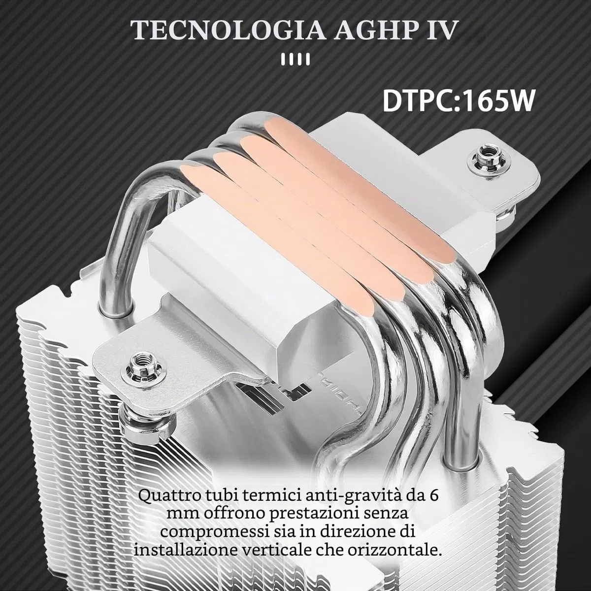 Thermalright Assassin X 90 SE ARGB - Raffreddatore CPU, 4 Heatpipes, TL-P9-S PWM ARGB, dissipatore di calore per computer, tecnologia AGHP 4.0, per AMD AM4 AM5/Intel LGA 1150/1151/1200/1700 (AX90 SE