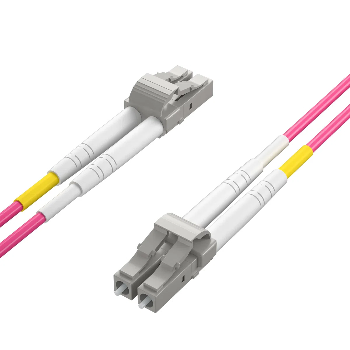 ipolex LC to LC Fiber Patch Cable Multimode, 10/40Gb OM4 Fiber Optic Cable, Duplex 50/125μm Fiber Optic Internet Cable, LSZH Fiber Optic Jumper for MMF SFP/SFP+ Transceiver, 10-meter, 1-Pack.