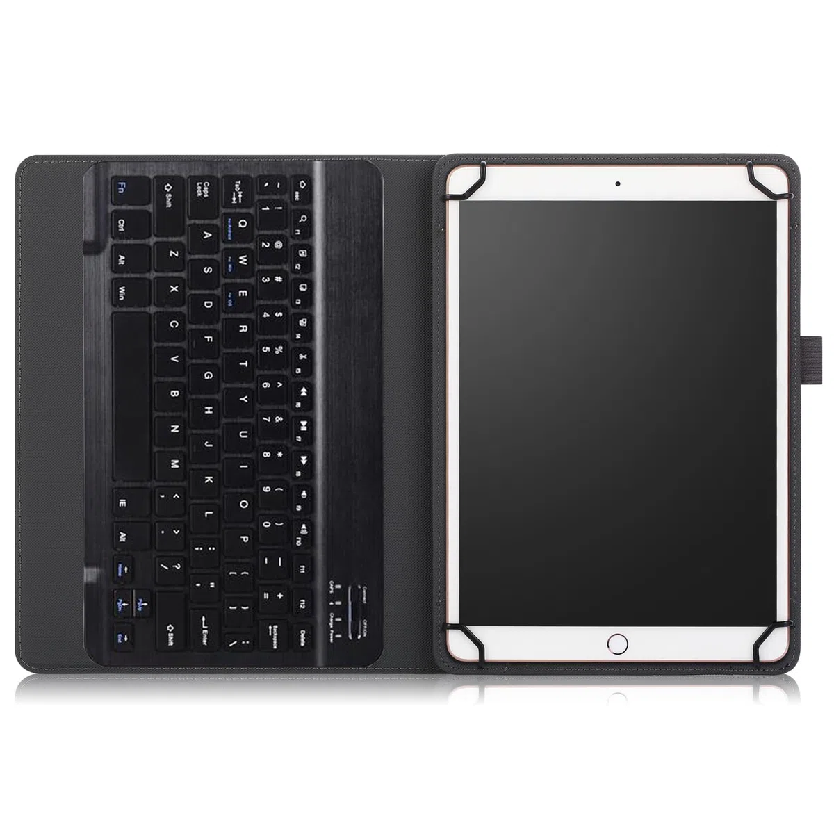 Hoozee Custodia per tablet Tabwee W90 / DOOGEE U11-V da 11 pollici con tastiera, custodia universale 2 in 1 per tablet da 9 ~ 11 pollici (blu navy, TABWEE W90 / DOOGEE U11-V)