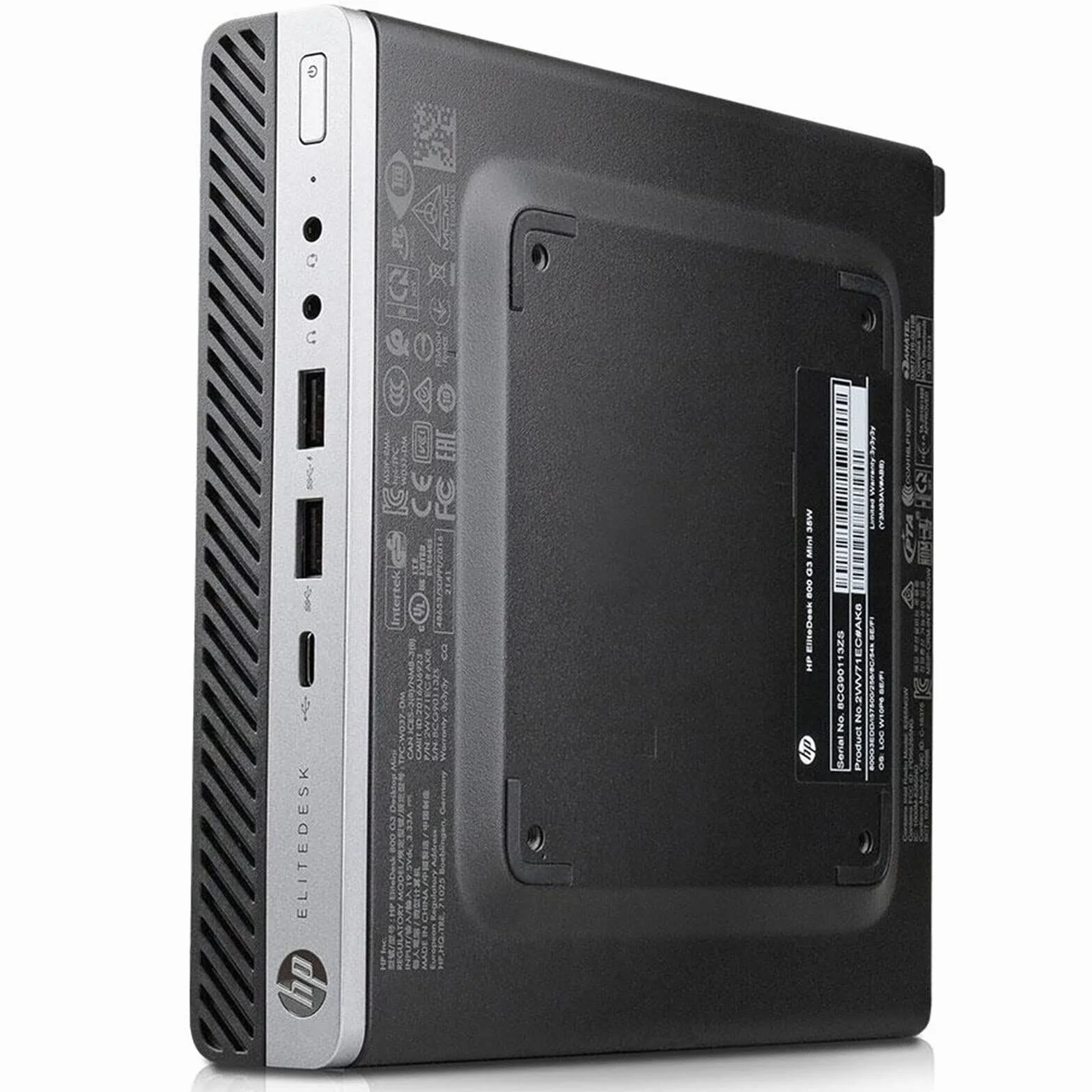 HP PC Computer Desktop EliteDesk 800 G3 Mini, Processore Core i5-6400T, Memoria Ram 8GB SSD, Disco 240GB, Windows 11 Pro (Ricondizionato)