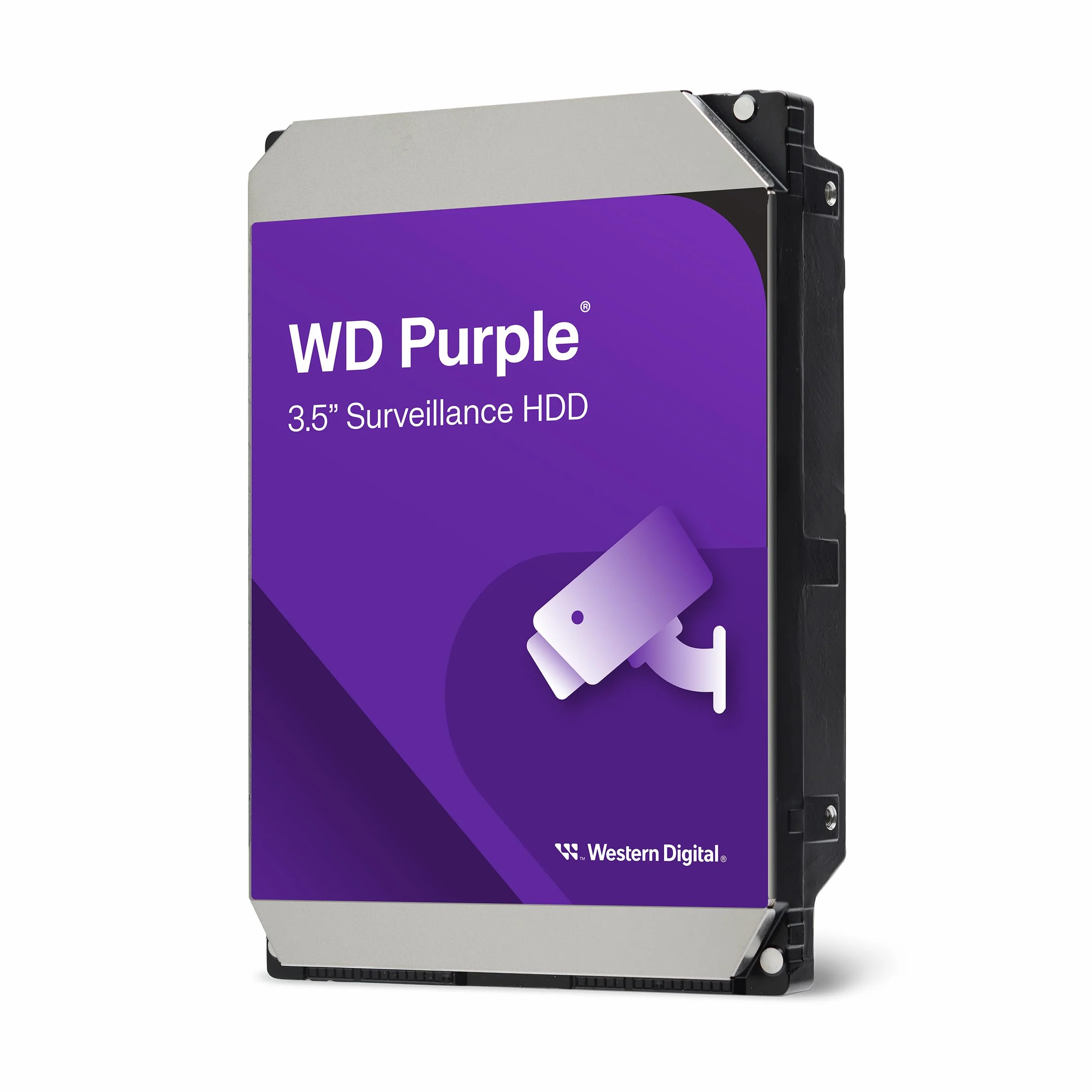 WD Purple 4 TB Disco rigido interno Videosorveglianza 3,5", Allframe 4K, SATA 6 GB/s, 180 TB/anno, cache 128 MB