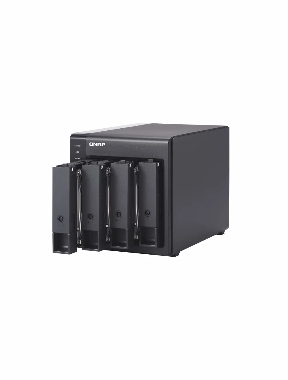 QNAP TR-004 Storage diretto (DAS) USB Type-C a 4 alloggiamenti con RAID hardware (senza disco)