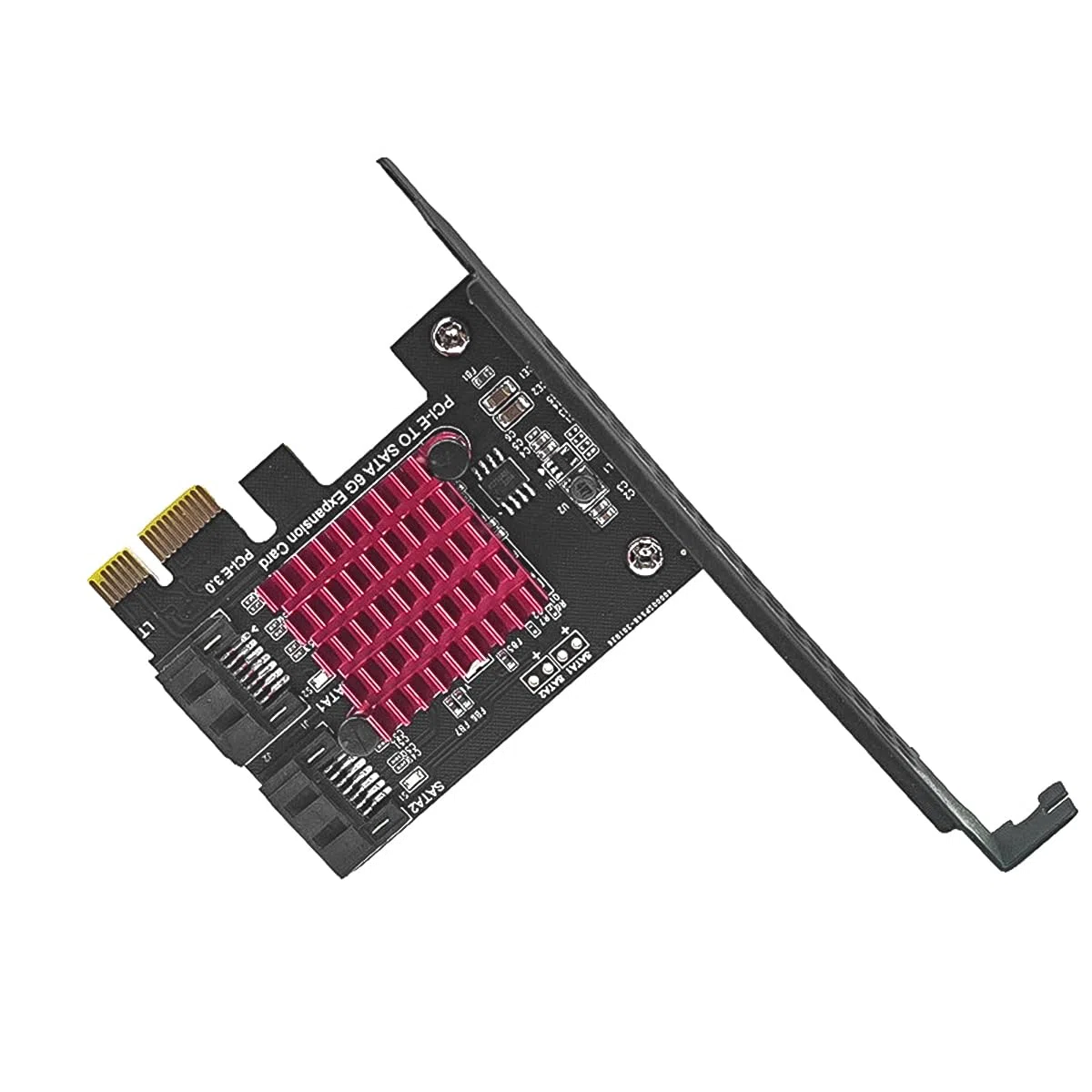 DollaTek PCI-E 1X GEN3 a Sata3.0 Scheda di espansione a piena velocità Adattatore 2 porte 6G Espansione Disco rigido IPFS con staffa a basso profilo