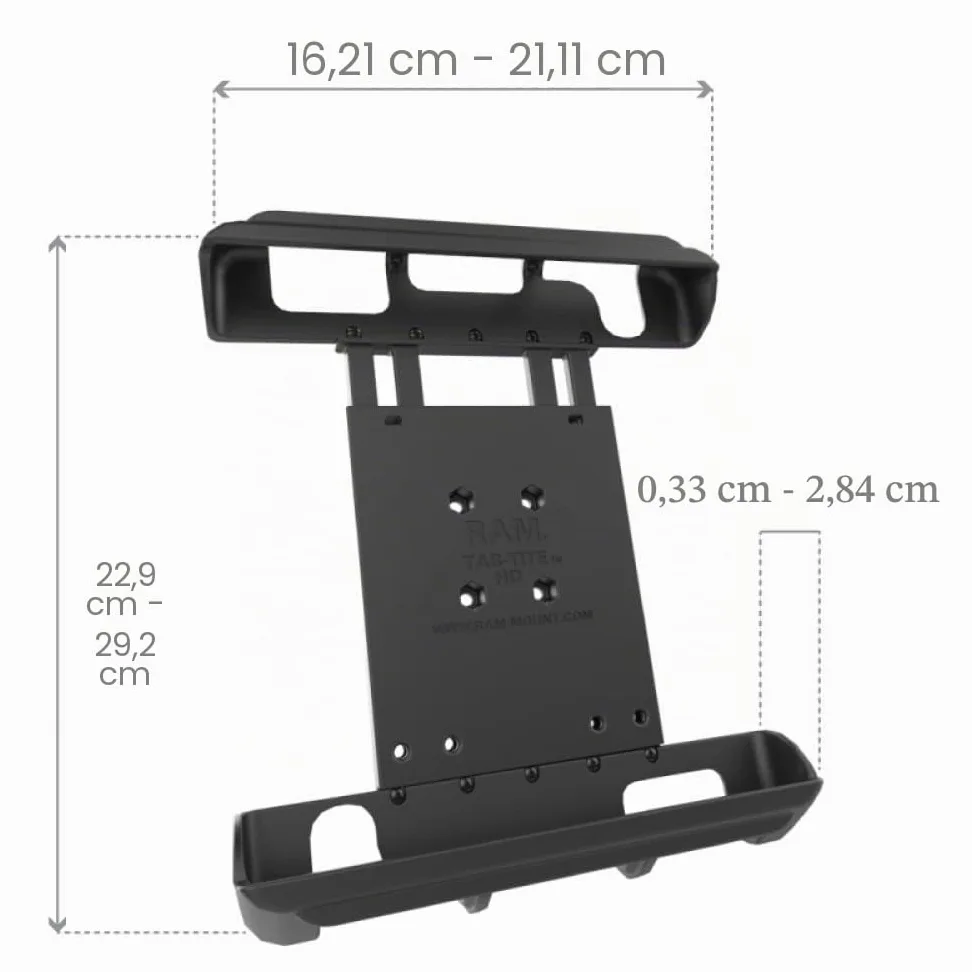 HOLDER UNIVERSALE A MOLLA RAM-HOL-TAB8U RAM TAB-TITE� PER TABLET-PC DA 10 POLLICI