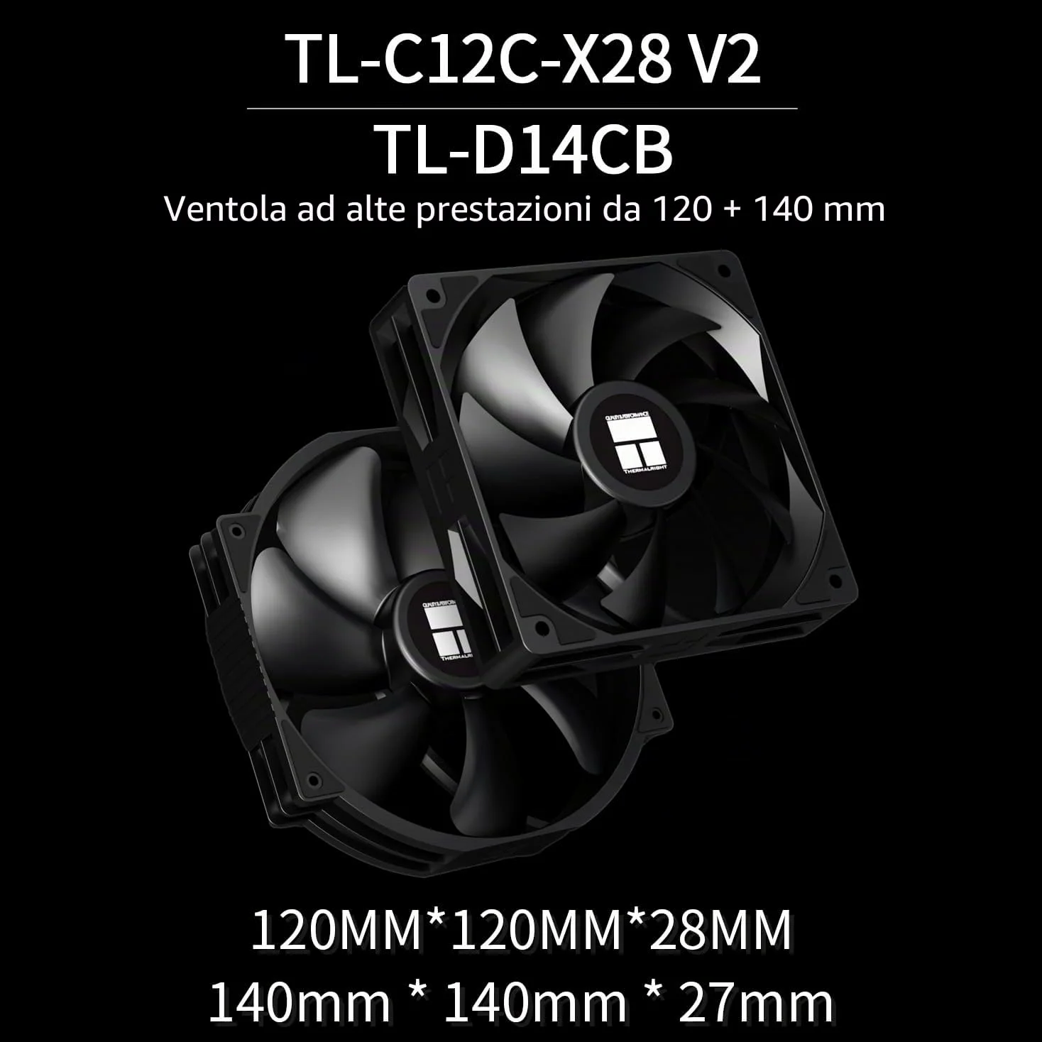Thermalright TR Peerless Assassin 140 Digital Black Radiatore digitale per CPU Air con 6 tubi di calore,copertura magnetica per display a doppia torre e ventola,per AM4/AM5 e Intel lga1851/2011