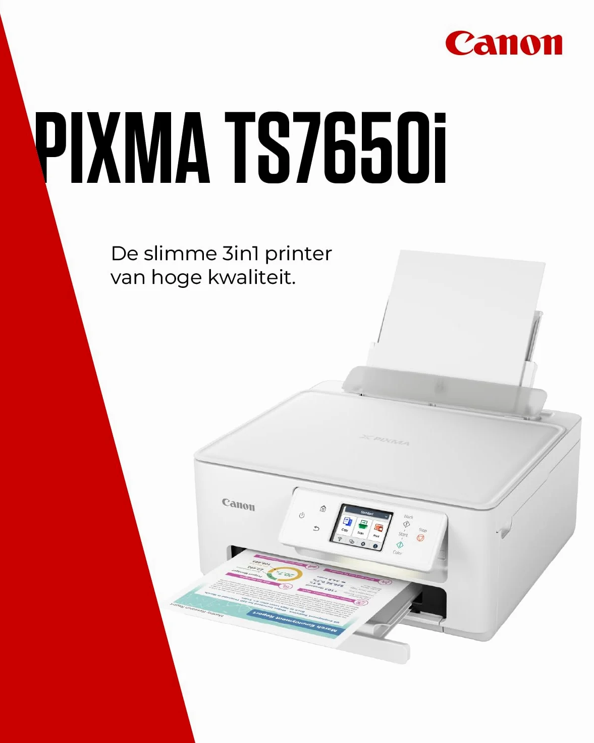 Canon Serie PIXMA TS7650i - Stampante Wifi per la Casa | Connessione Wireless per Stampare Facilmente da Smartphone | Stampante Multifunzione con PIXMA Print Plan