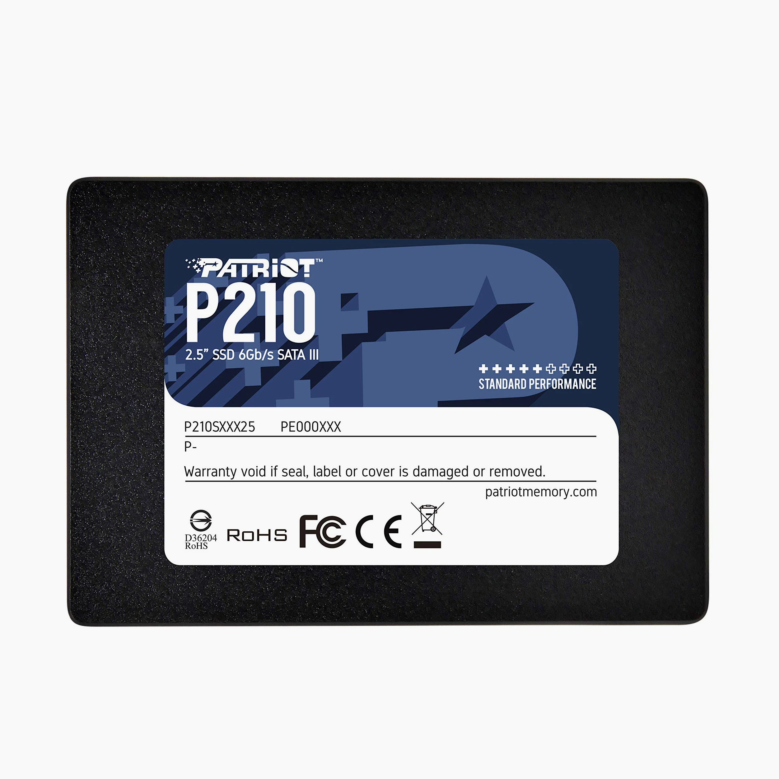 SSD Unità a Stato Solido SATA 3 6 Gbps 2.5" Interno Patriot P210 128GB