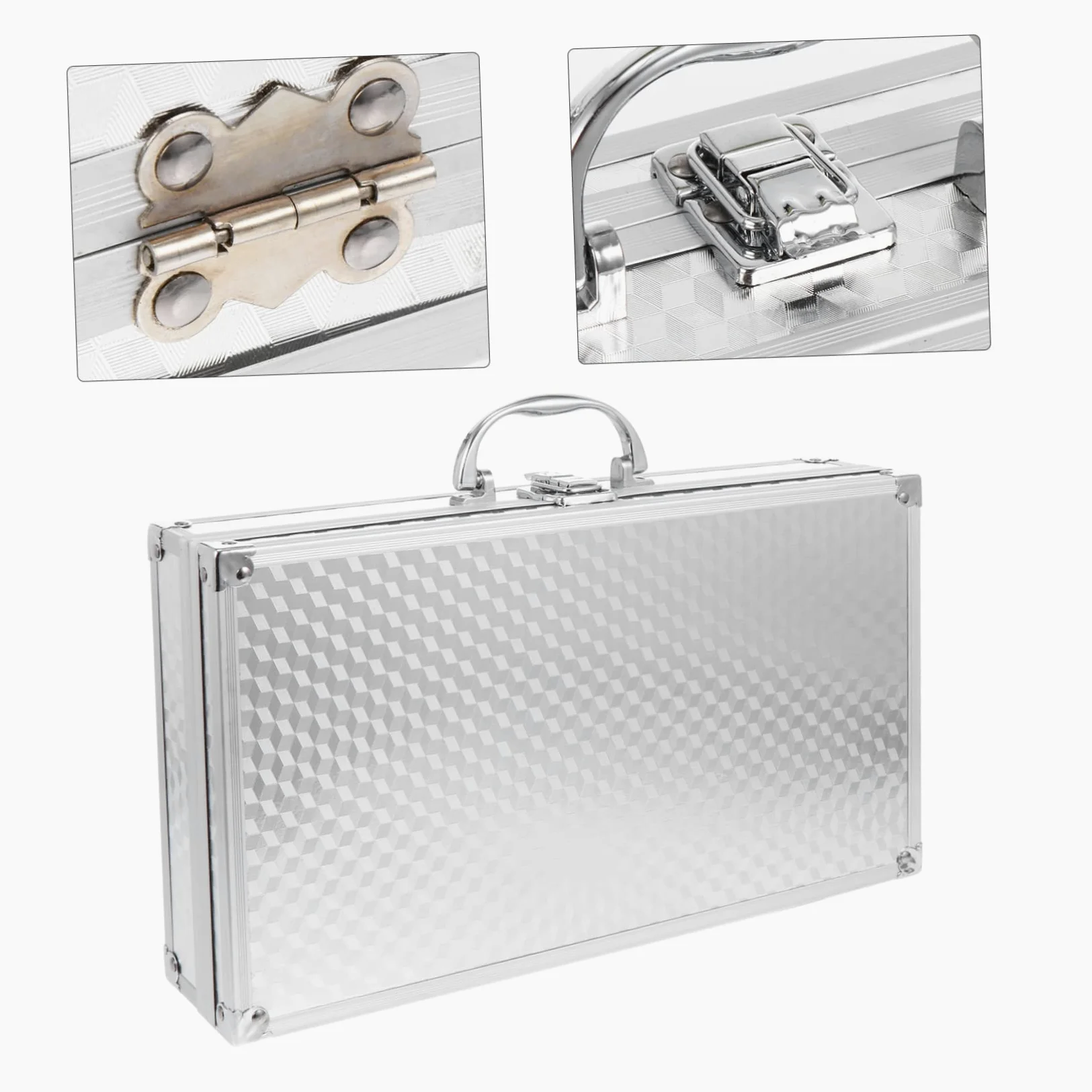 Valigetta in Alluminio per Schede Audio Resistente Capacità di Carico Elevata, Custodia Portatile Elegante e Semplice per Trasporto Sicuro